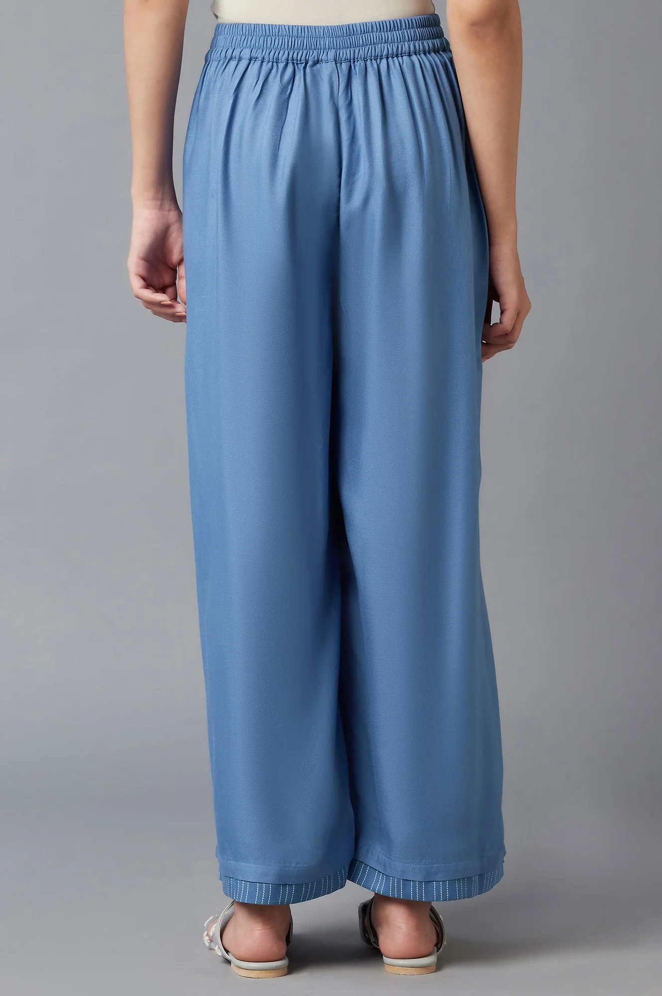 Azure Blue Parallel Pants - Image 2