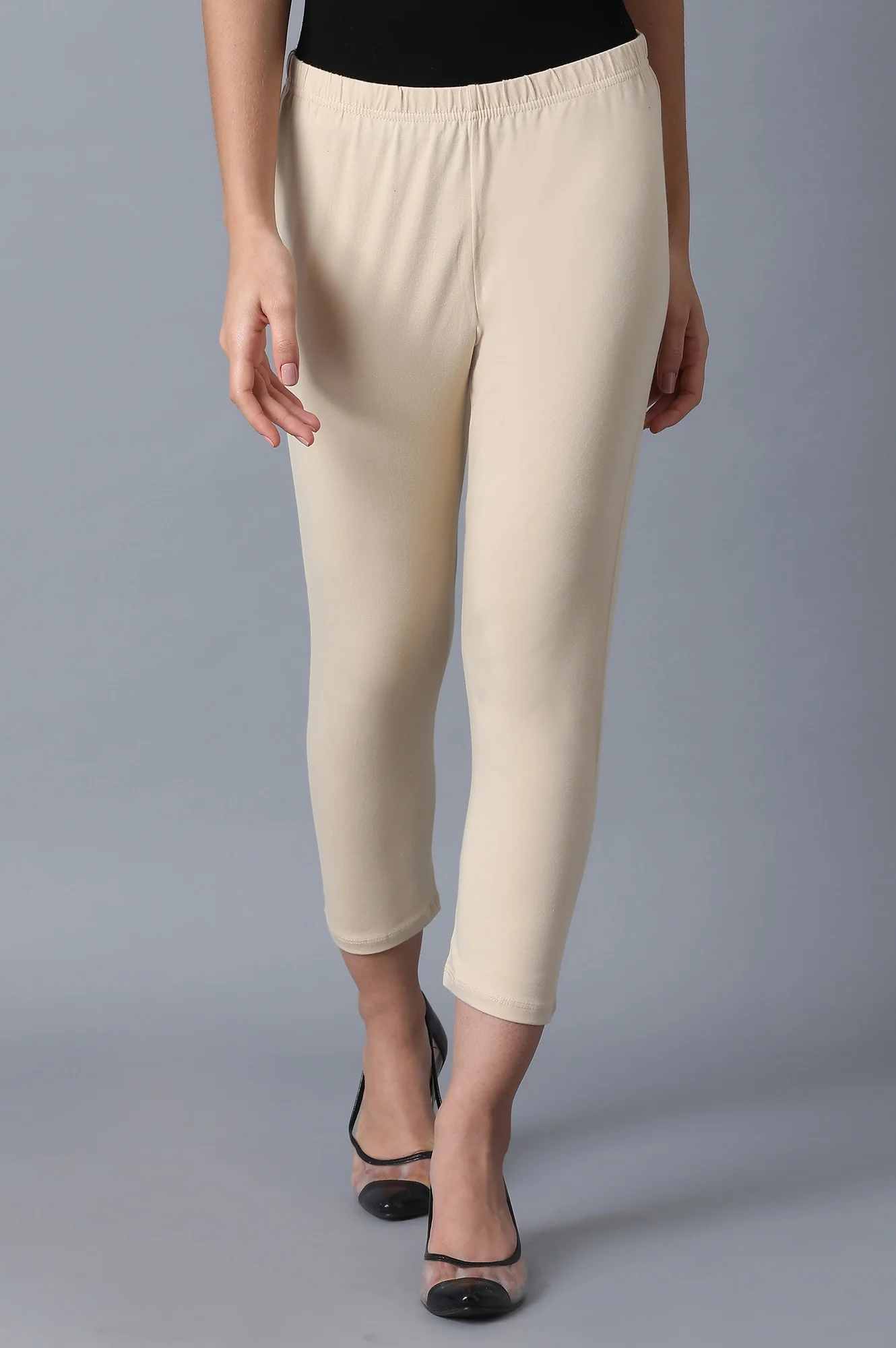 Beige Leggings