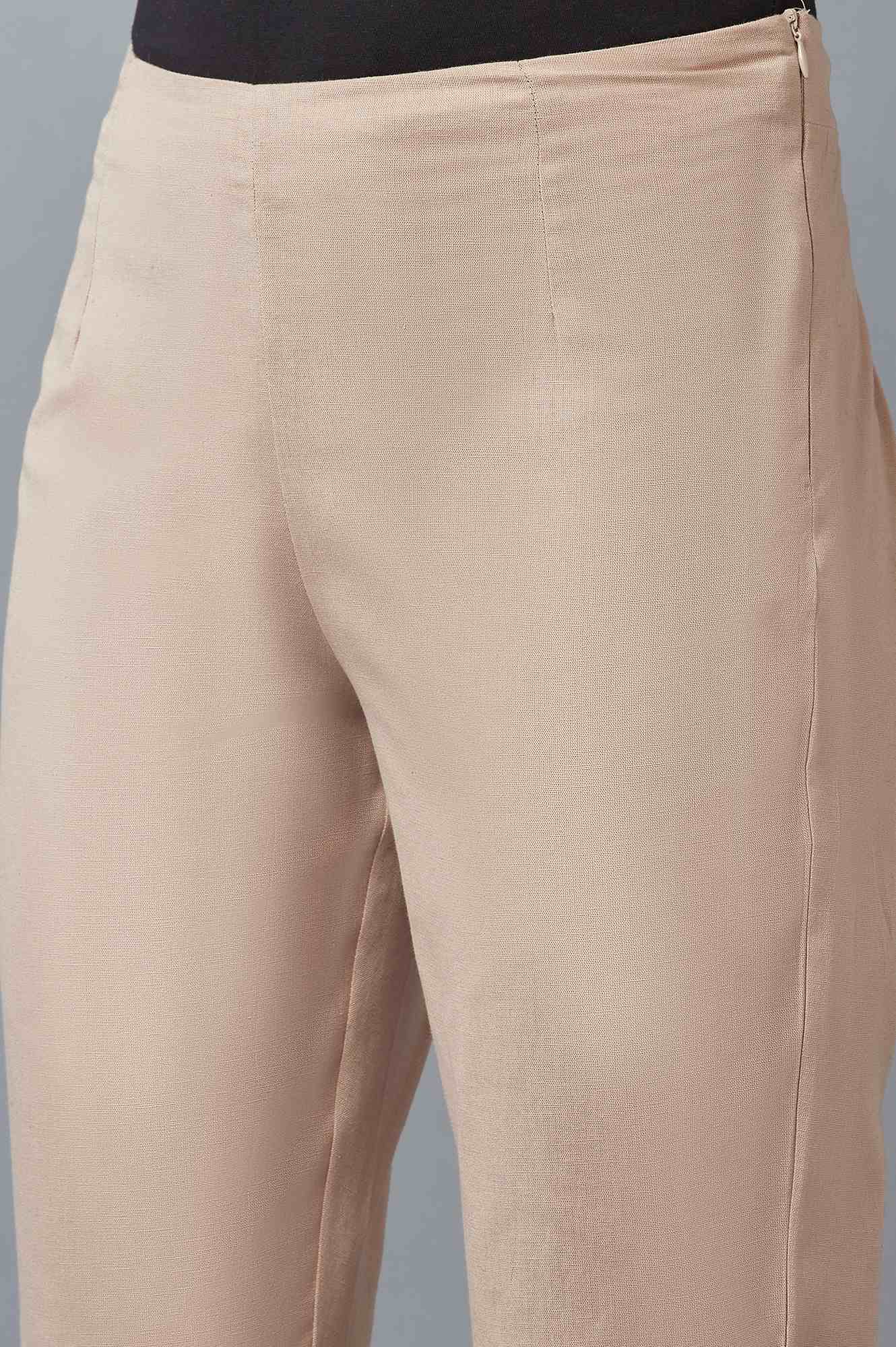 Beige Slim Pants - Image 6