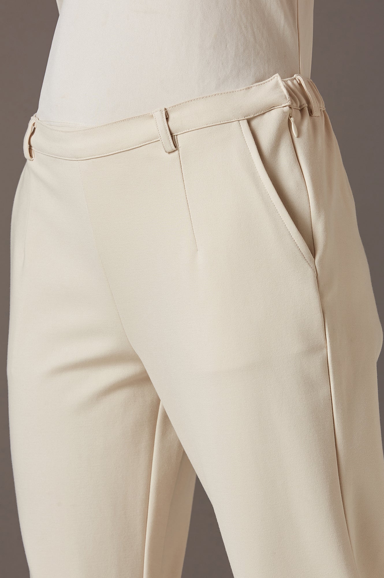 Beige Slim Pants - Image 6