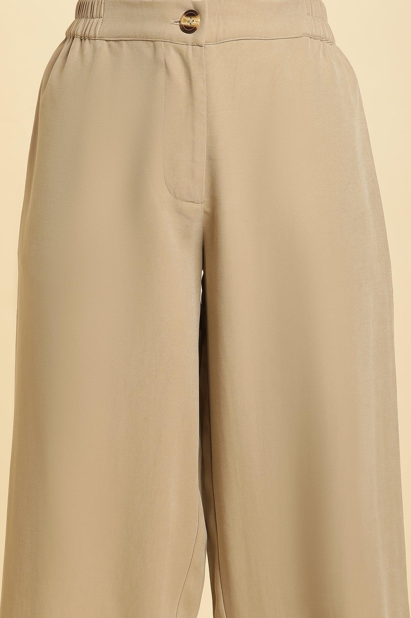 Beige Straight Western Straight Trouser - Image 6