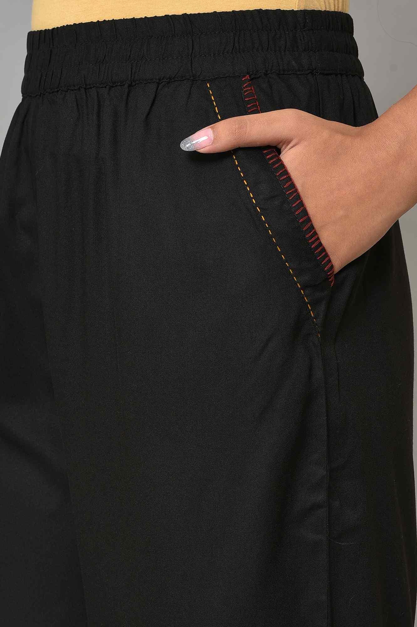 Black Box Pleated Straight Pants - Image 7