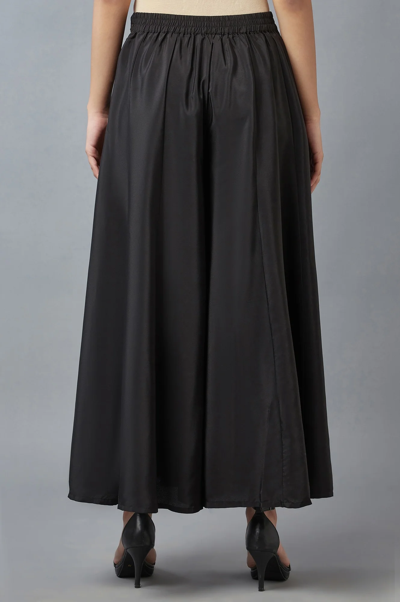 Black Flared Skirt - Image 2