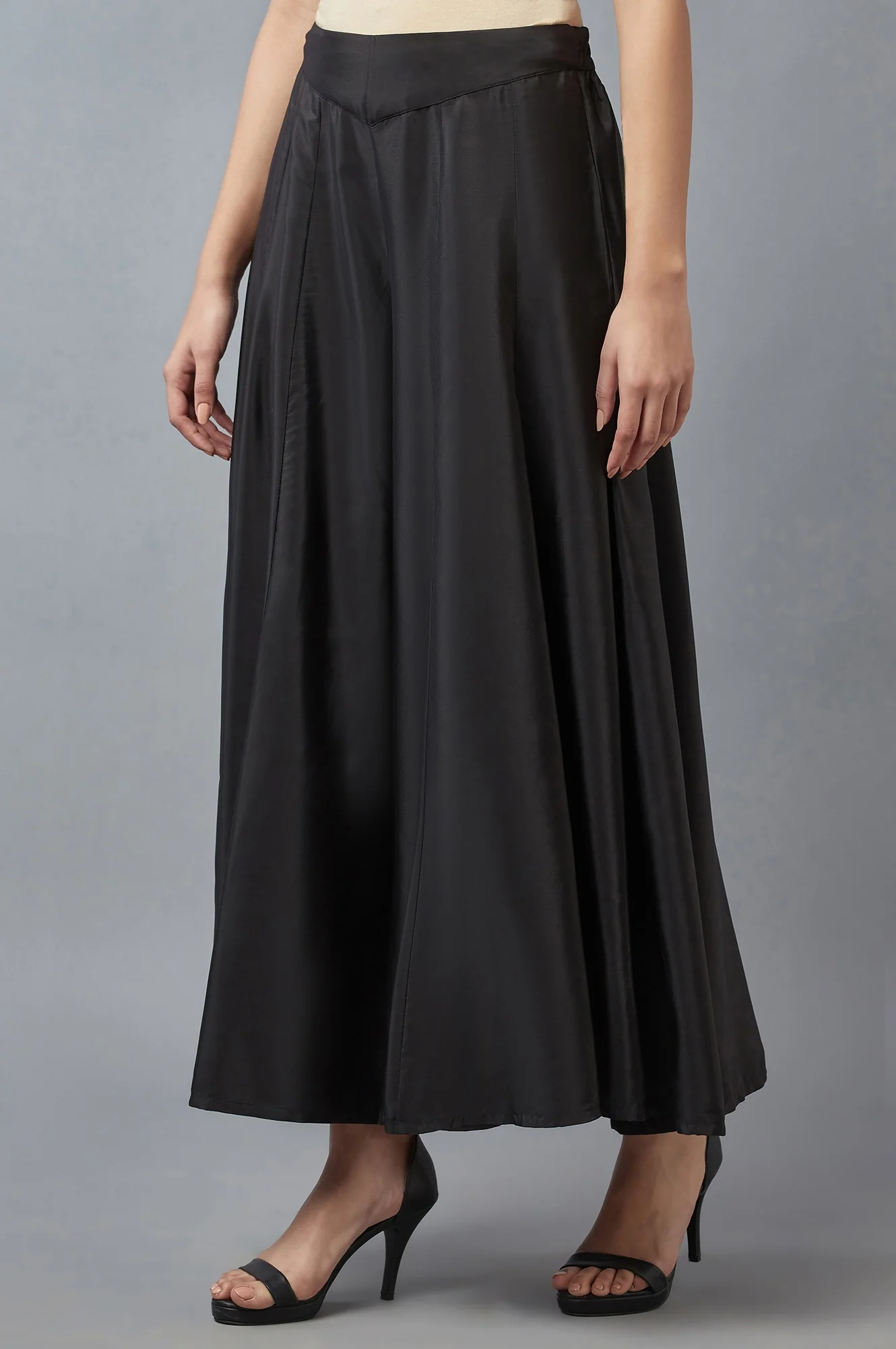 Black Flared Skirt - Image 3