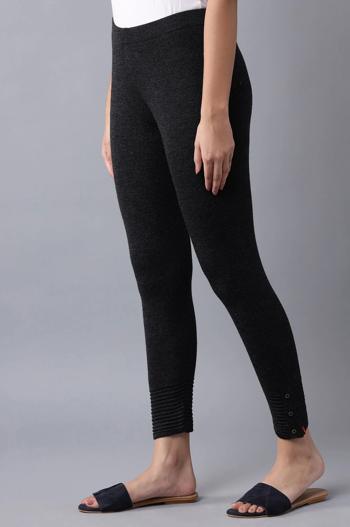 Black Pleated Tights - Image 3