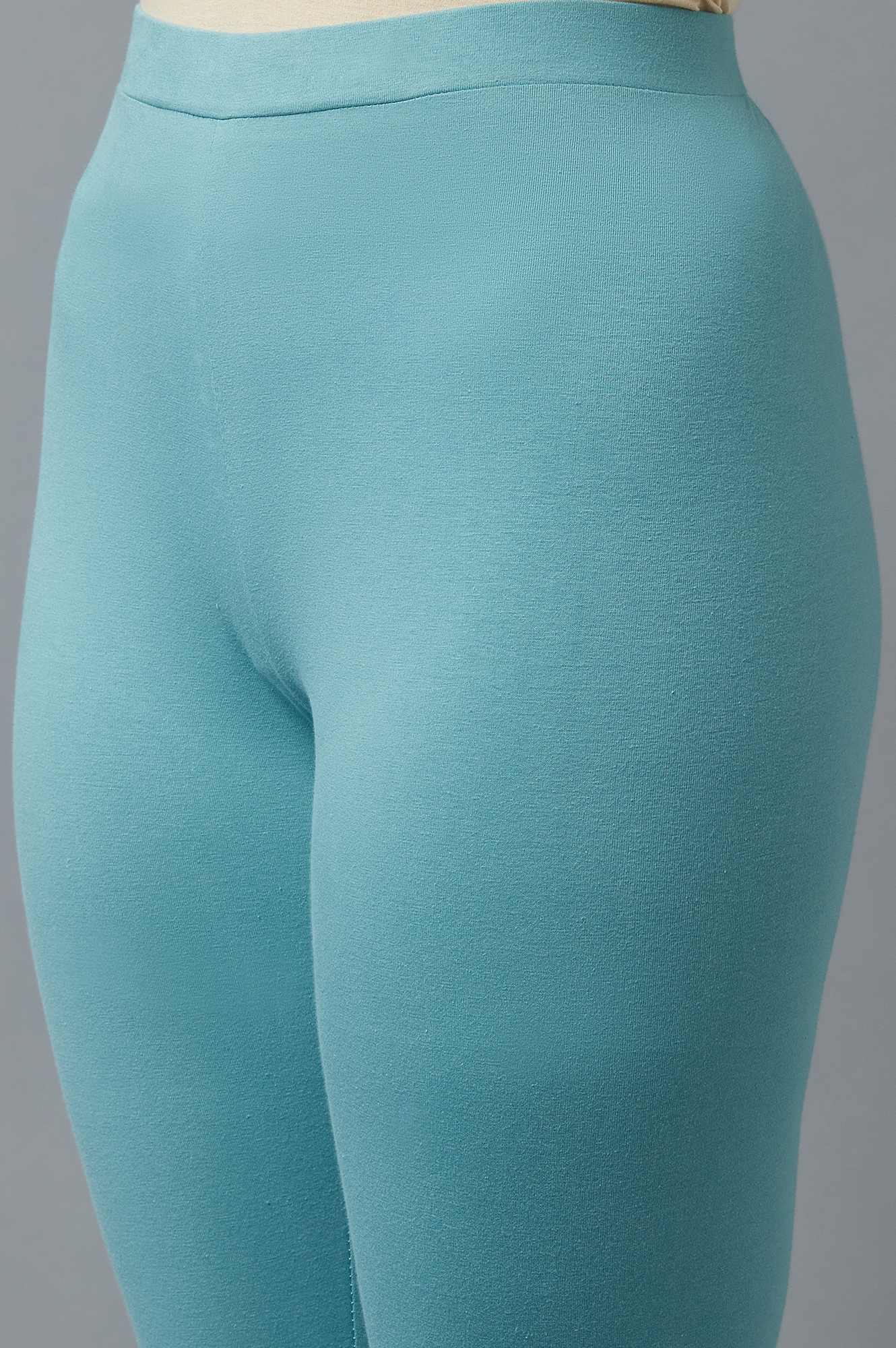 Blue Ankle Length Tights - Image 6