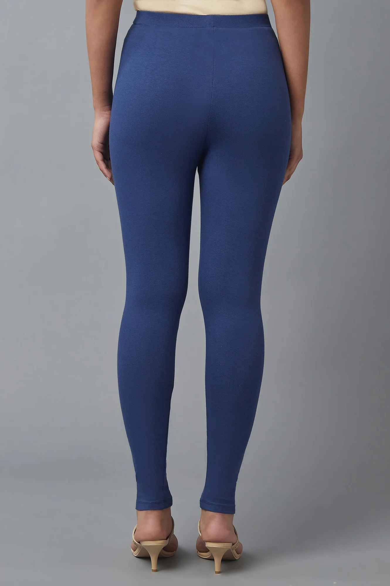 Blue Cotton Tights - Image 2