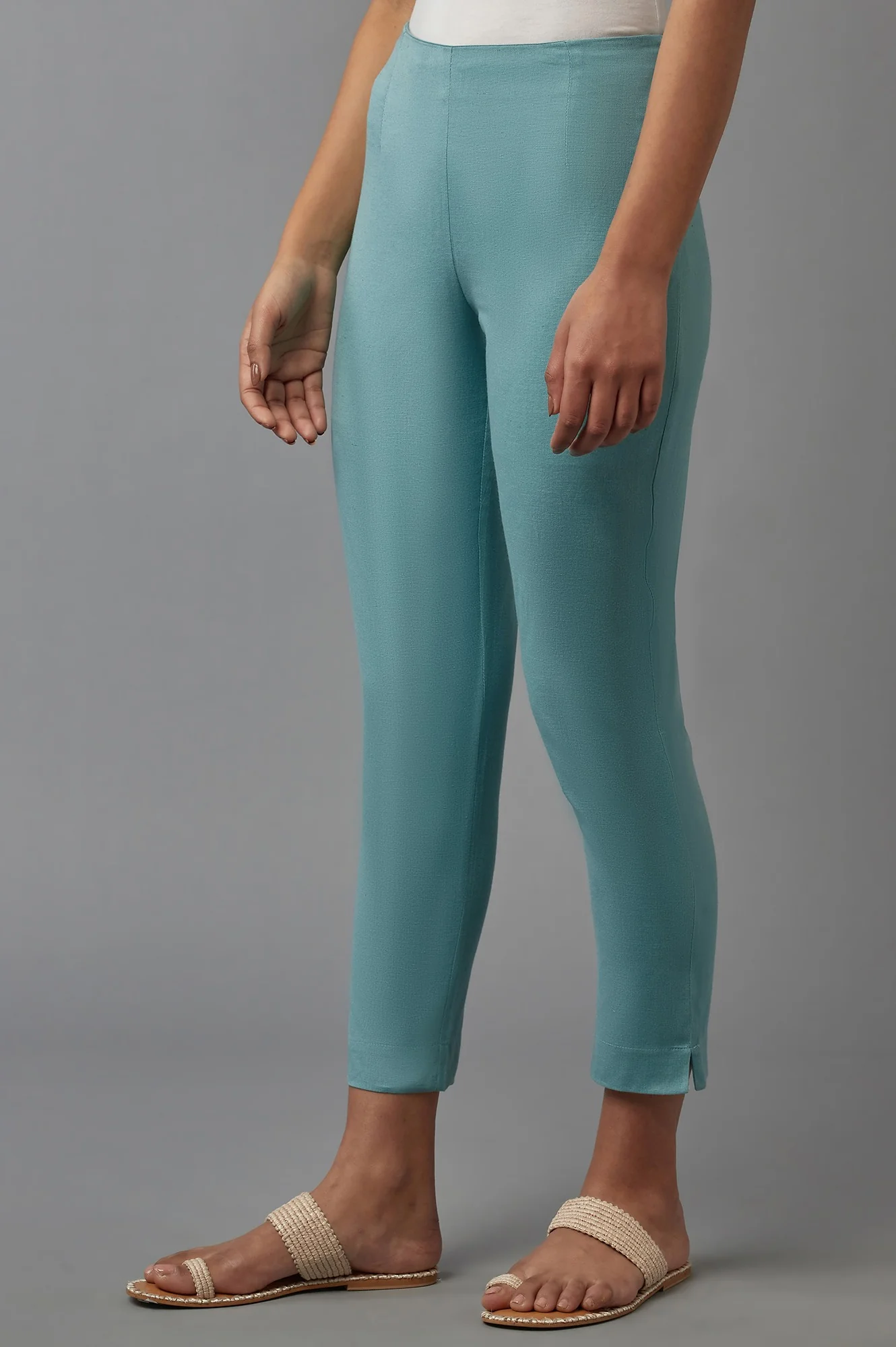 Blue Slim Pants - Image 3