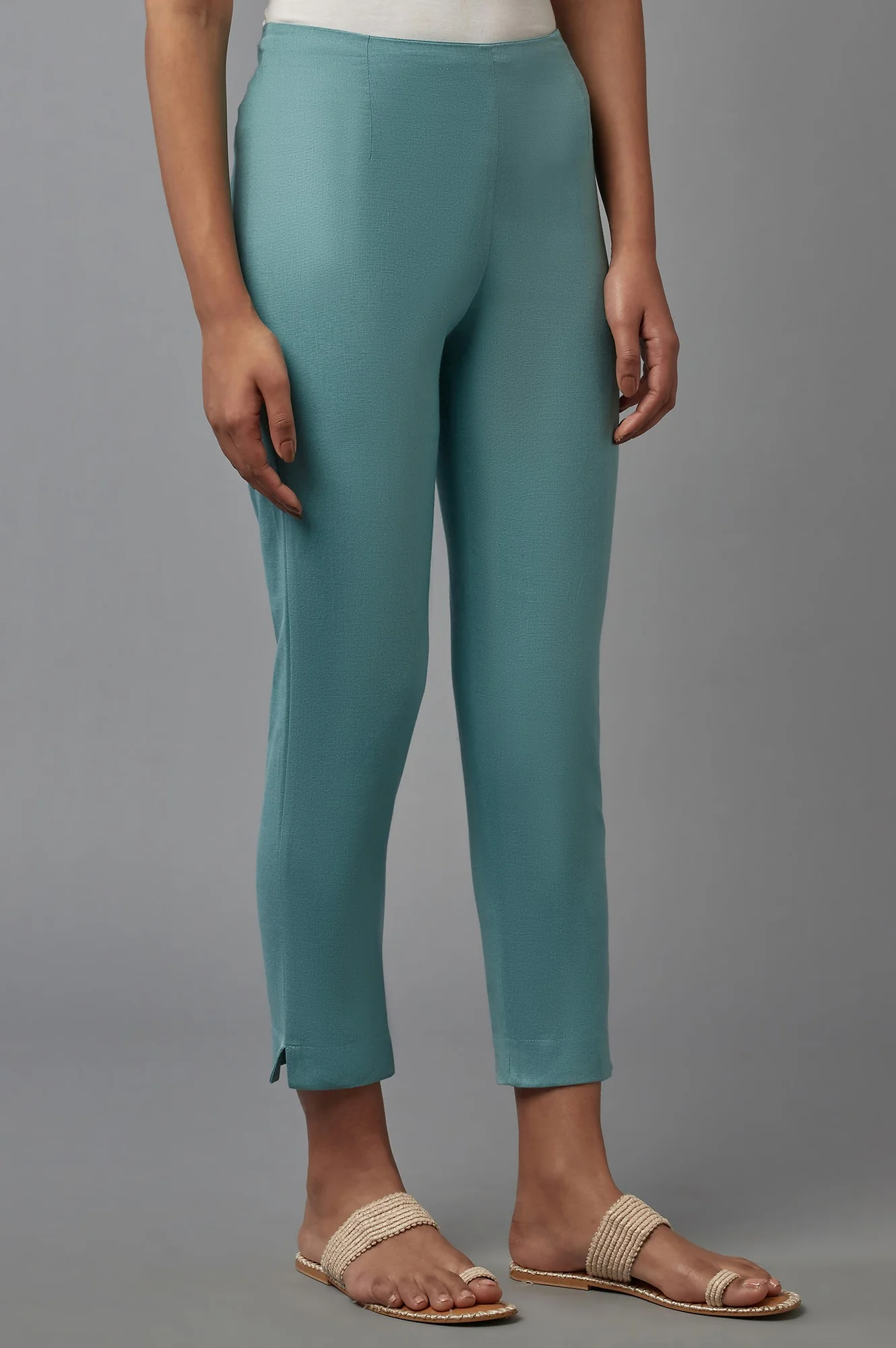 Blue Slim Pants - Image 4