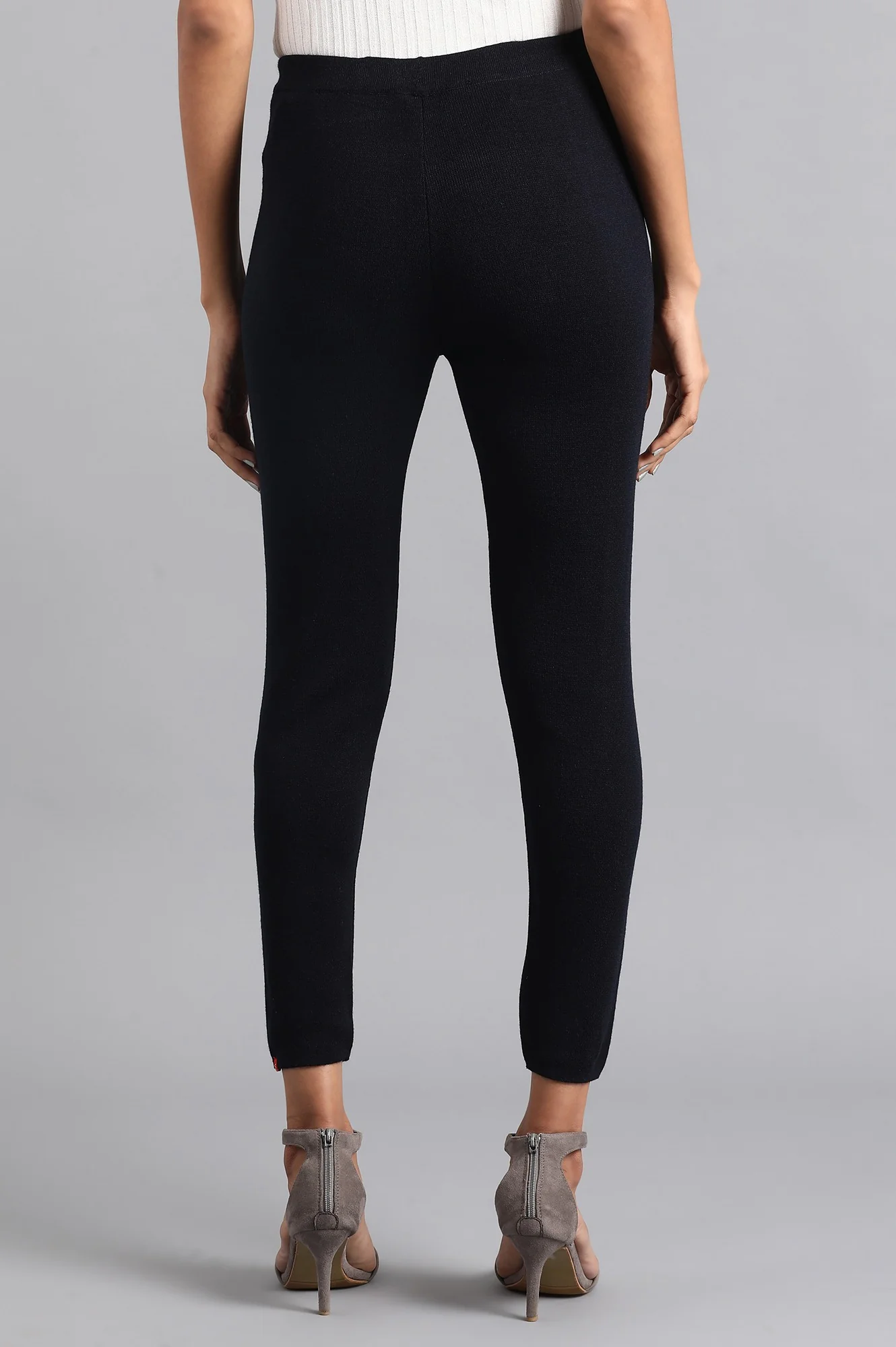 Blue Woollen Tights - Image 2