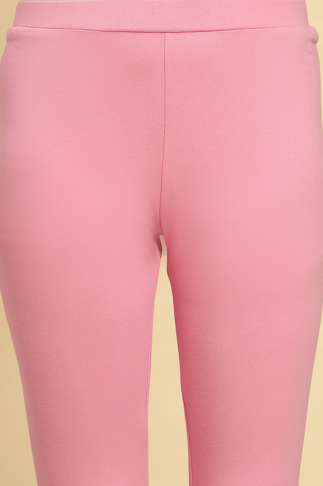 Blush Pink Knitted Tights - Image 6
