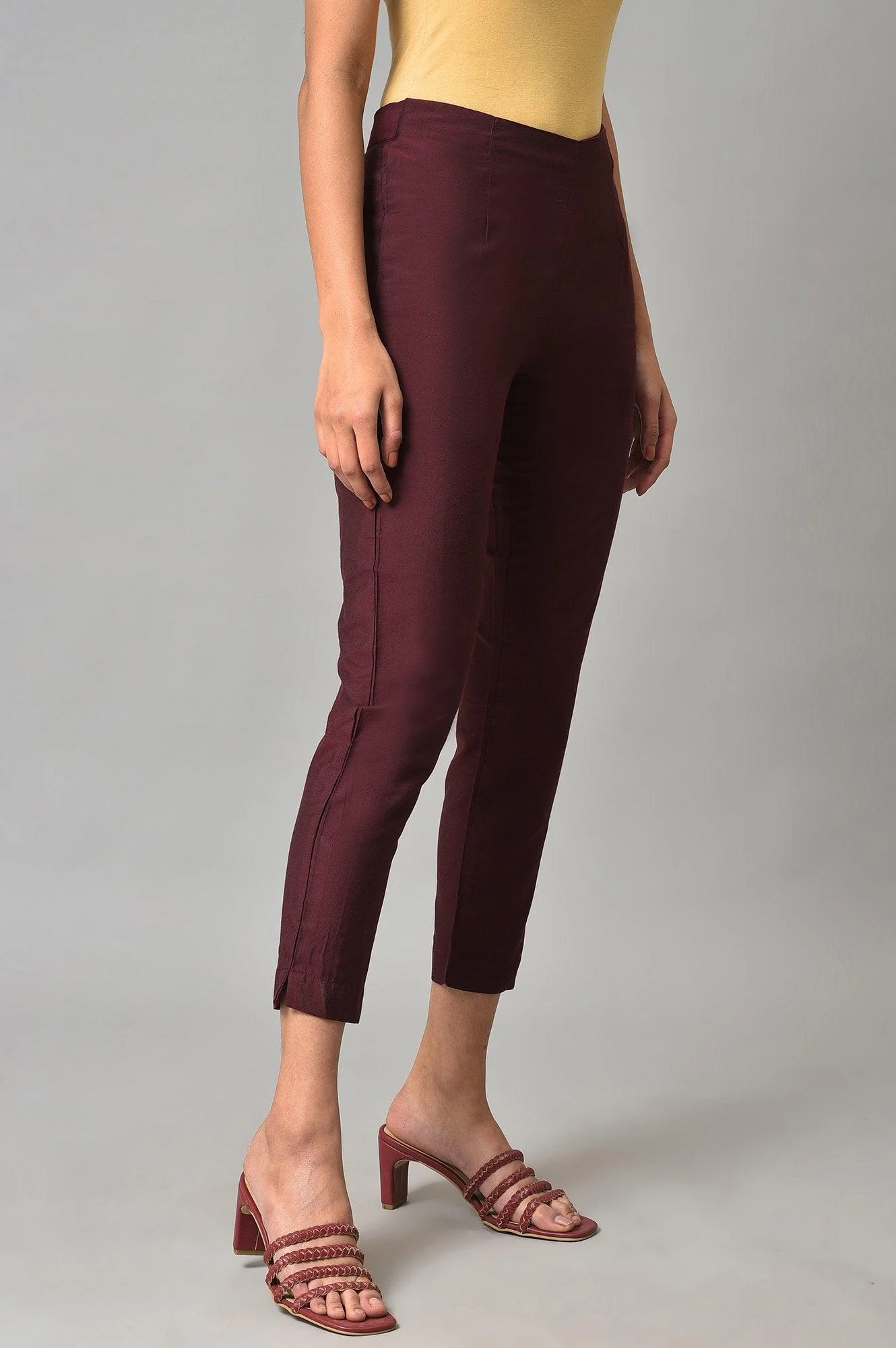 Brown Slim Pants - Image 4