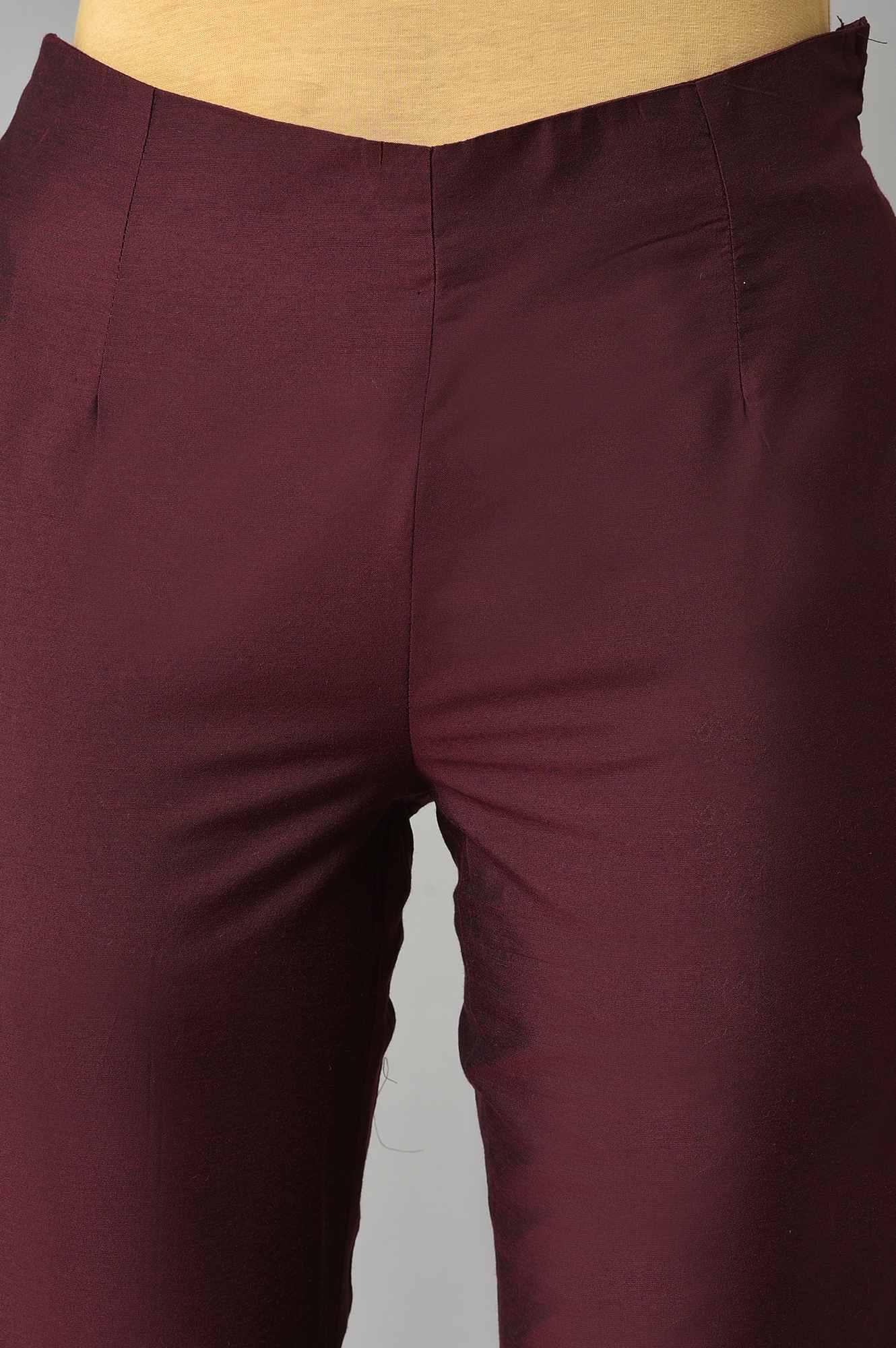 Brown Slim Pants - Image 6