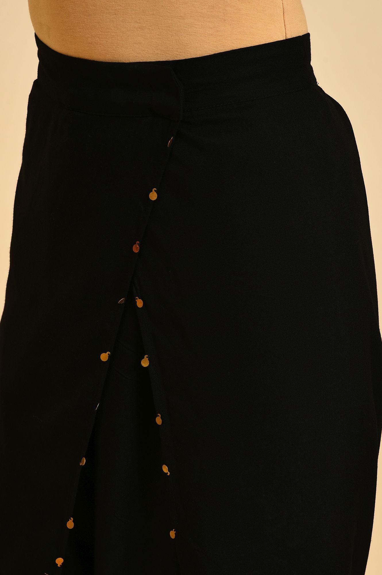 Dark Yellow Printed Shirt Dress Set - Image 7