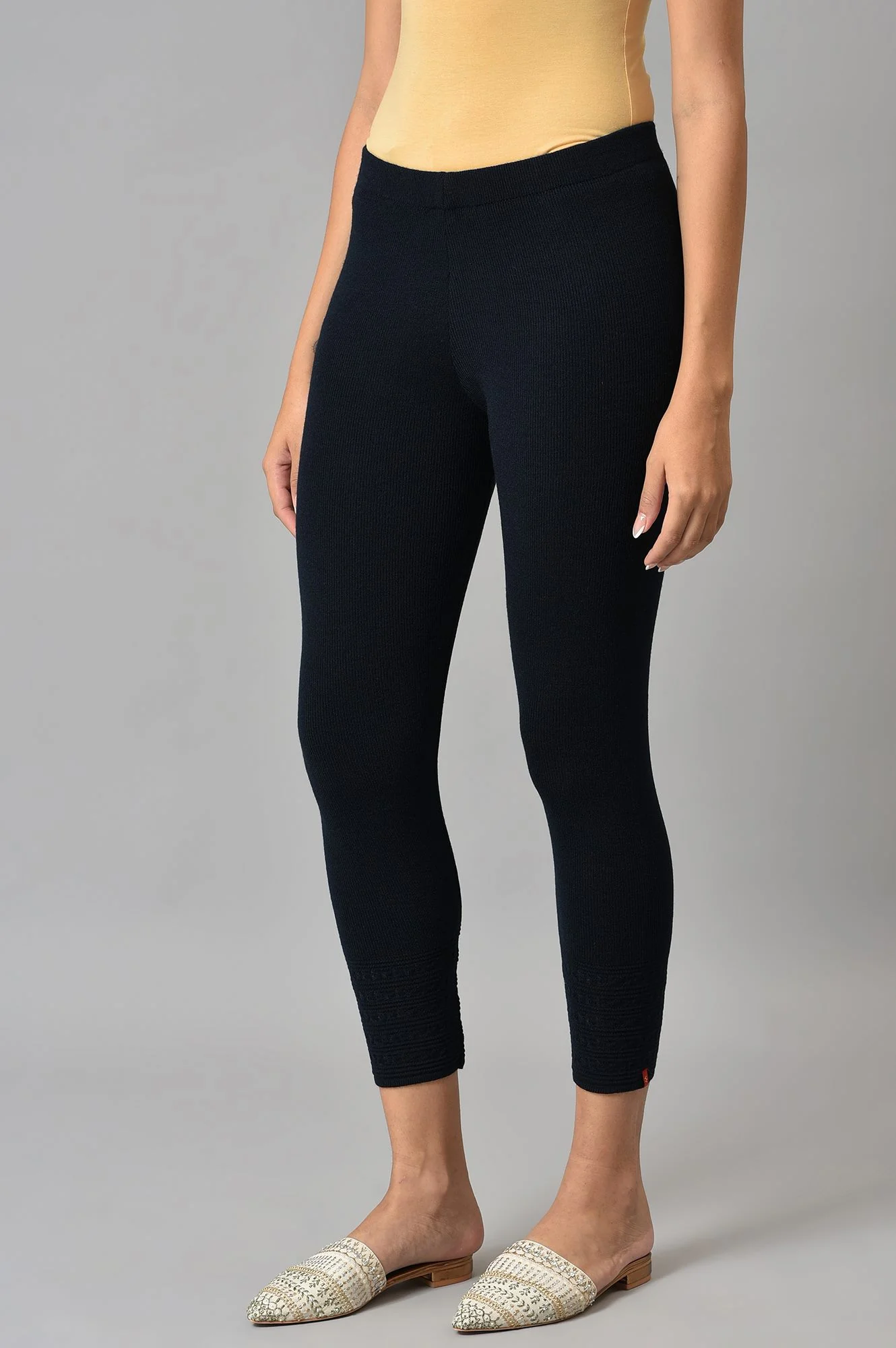 Deep Navy Winter Leggings - Image 3