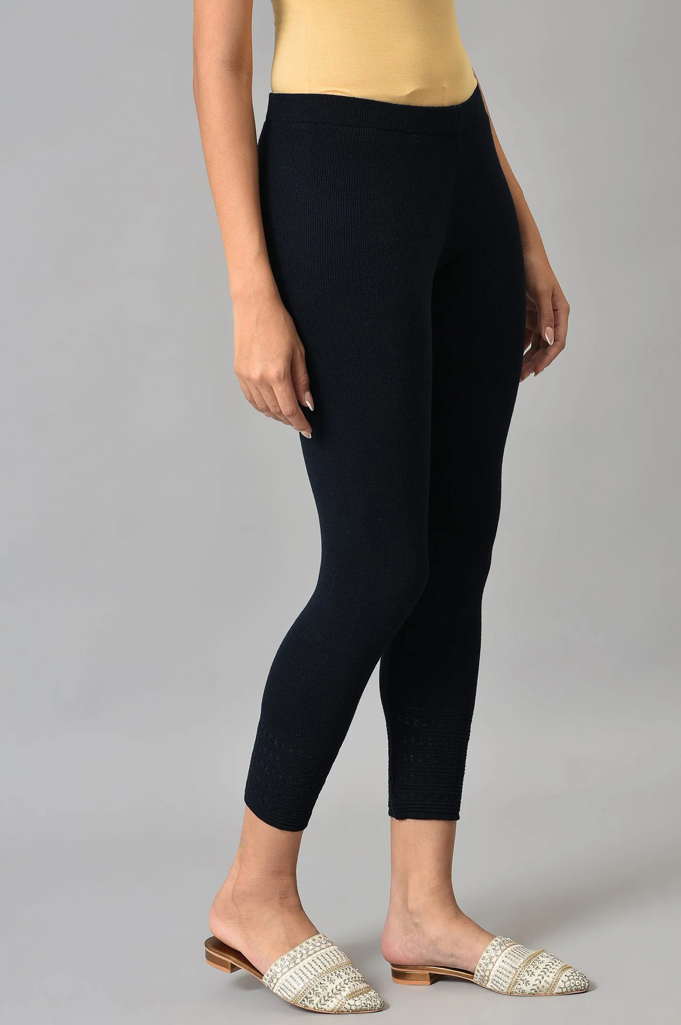 Deep Navy Winter Leggings - Image 4