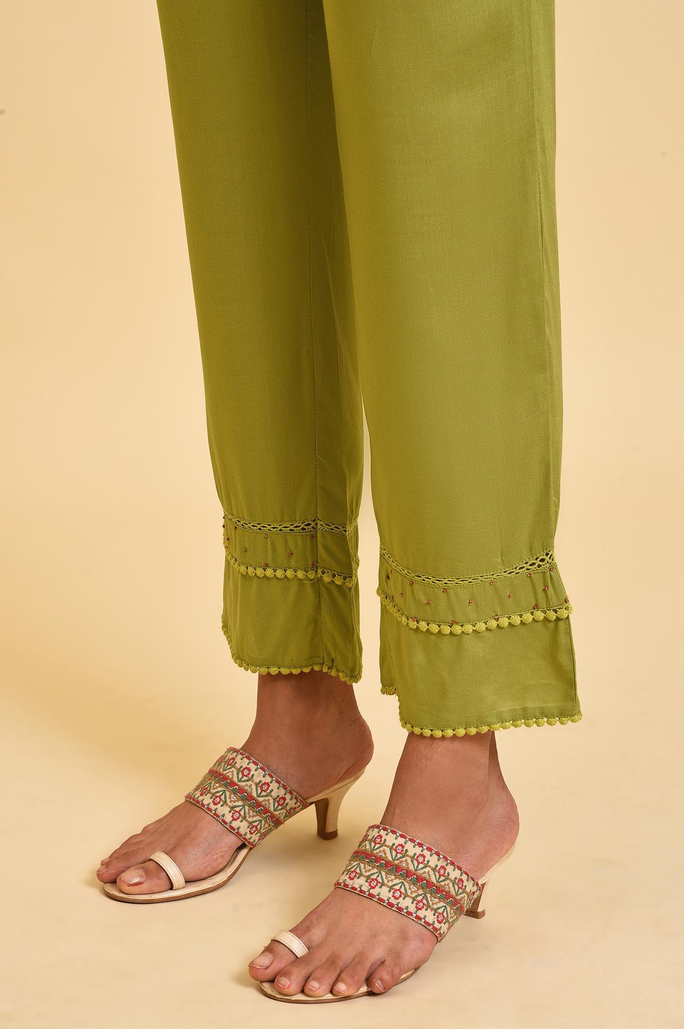 Ecru Kota Floral kurta Set - Image 8