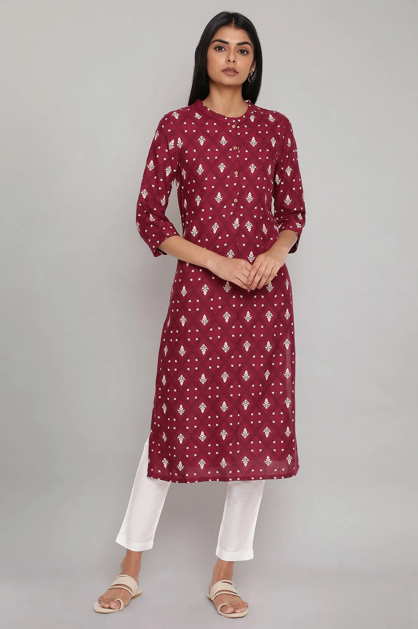 Ecru Slim Pants - Image 5
