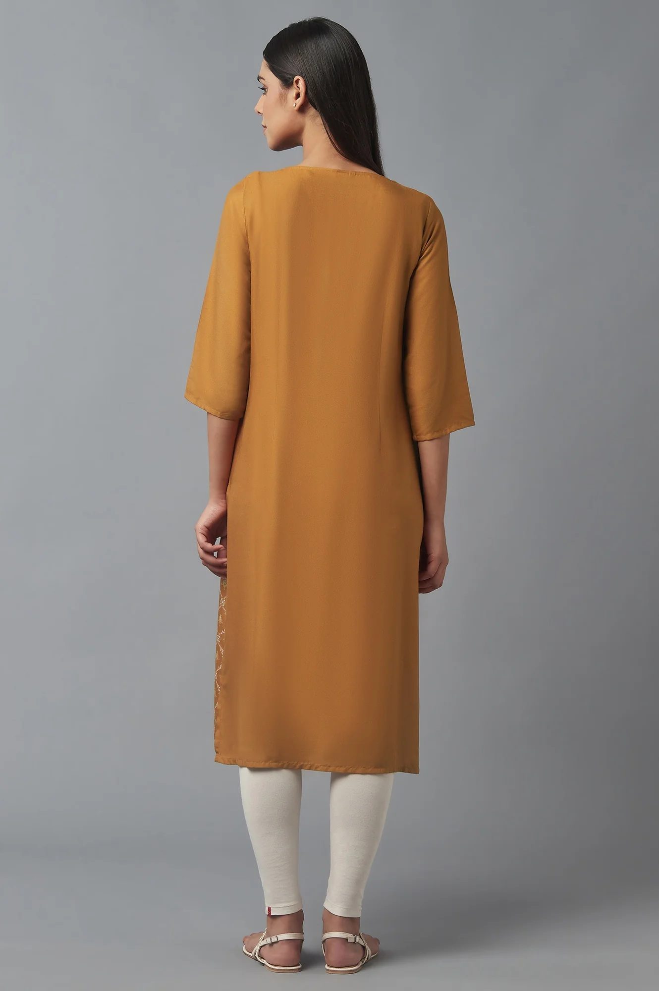 Gold Embroidered kurta - Image 2