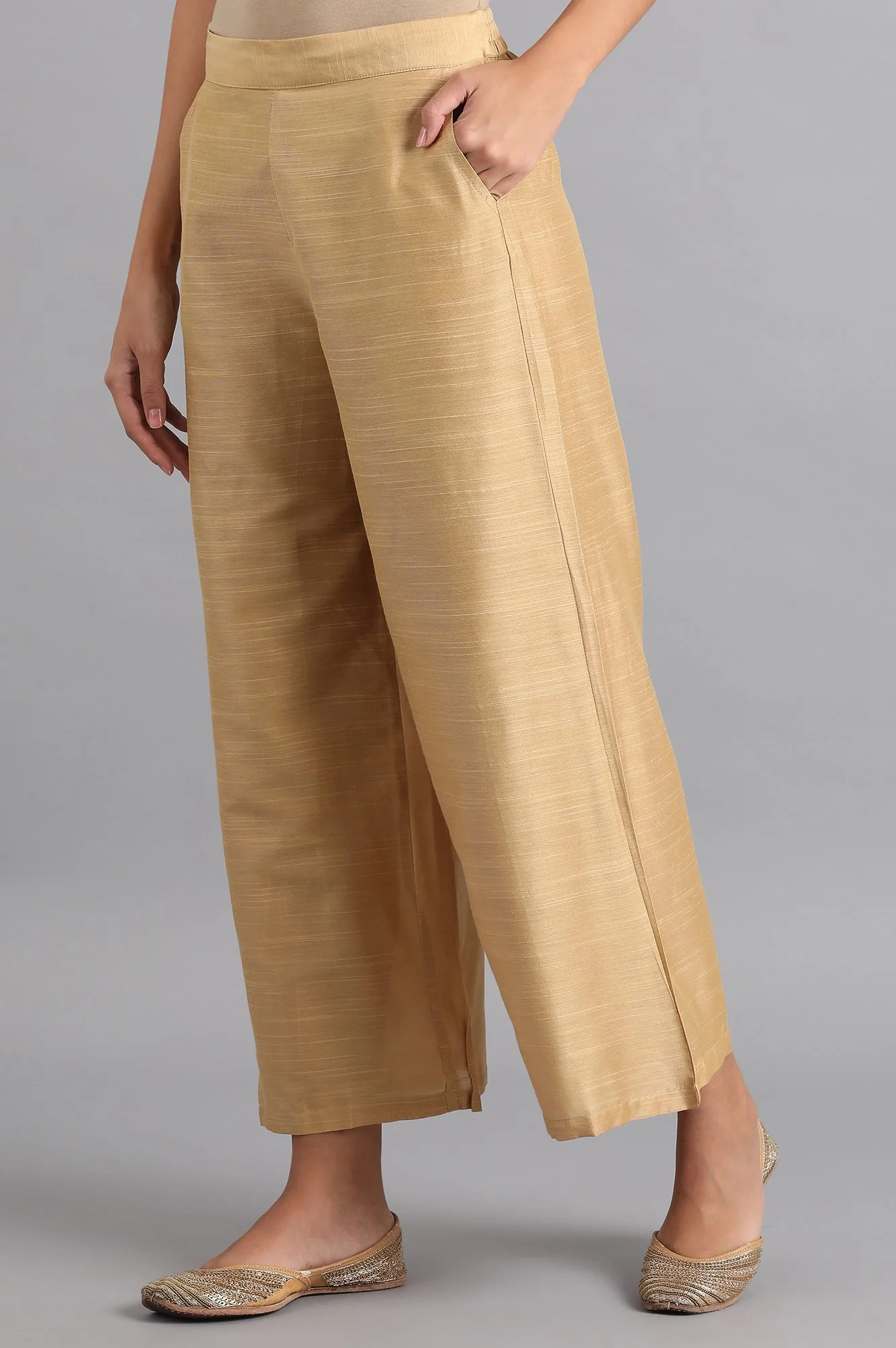 Gold Parallel Pants - Image 4