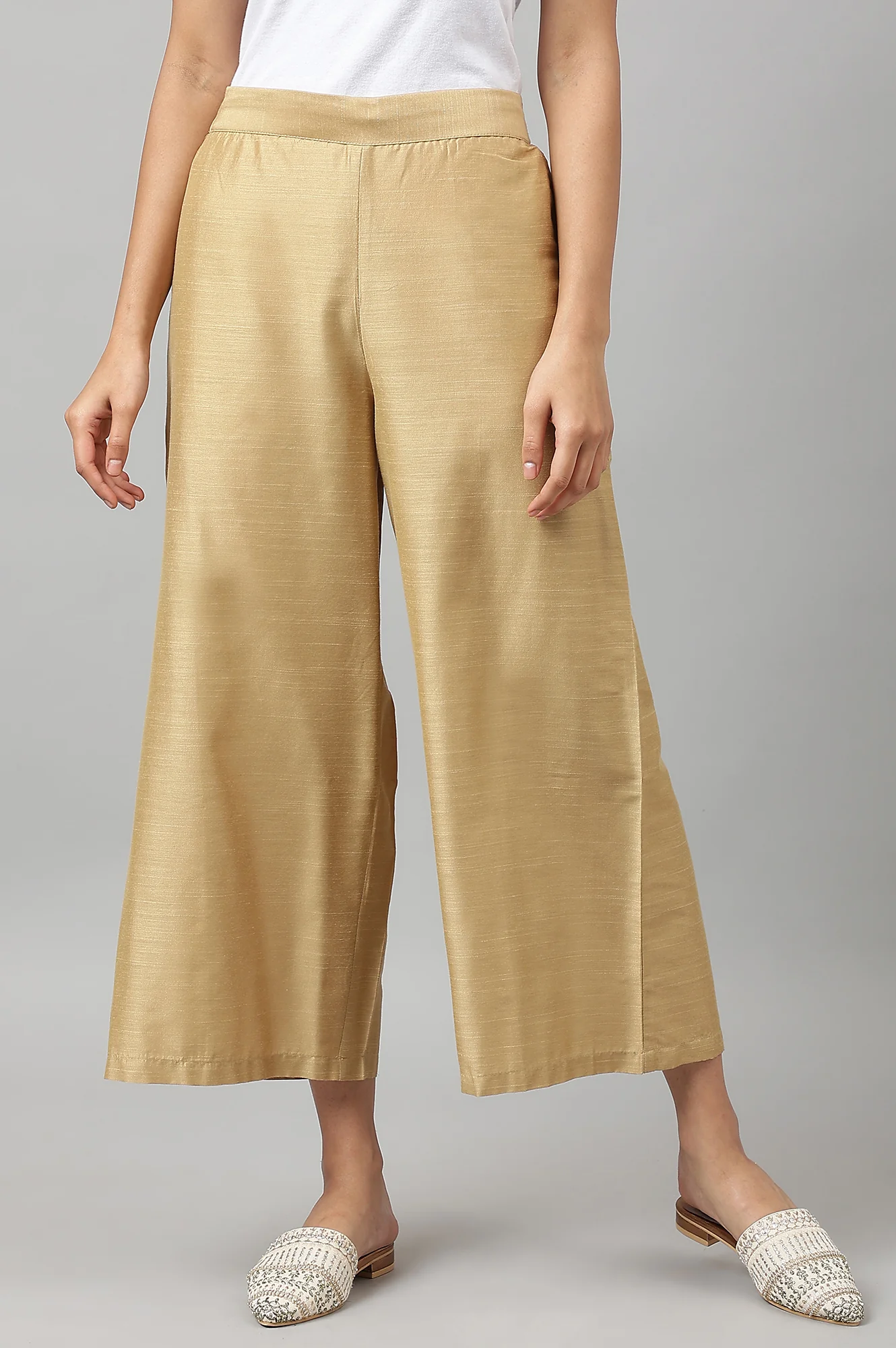 Gold Parallel Pants - Image 2