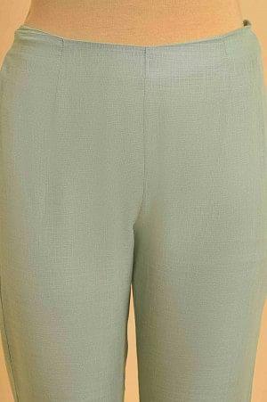 Green Kota Insert Plus Size Slim Pants - Image 5