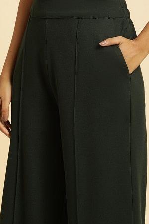 Green Pin Tuck Trouser Pants - Image 7