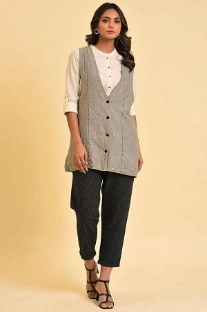 Grey Yarn Dyed Jacket - Image 5
