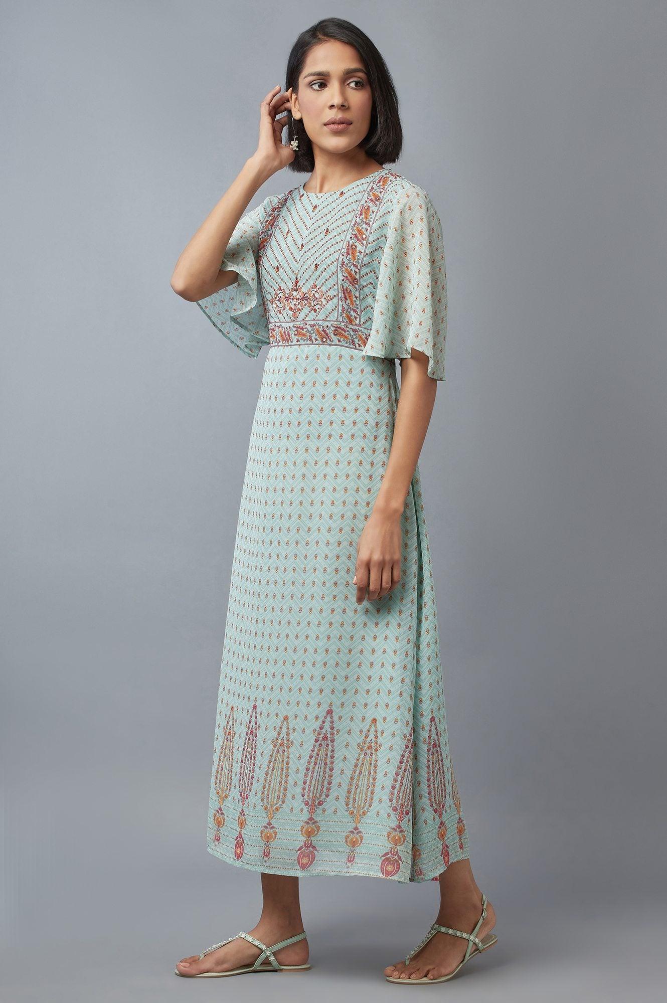 Harbour Green Asymmetric Dress - Image 4