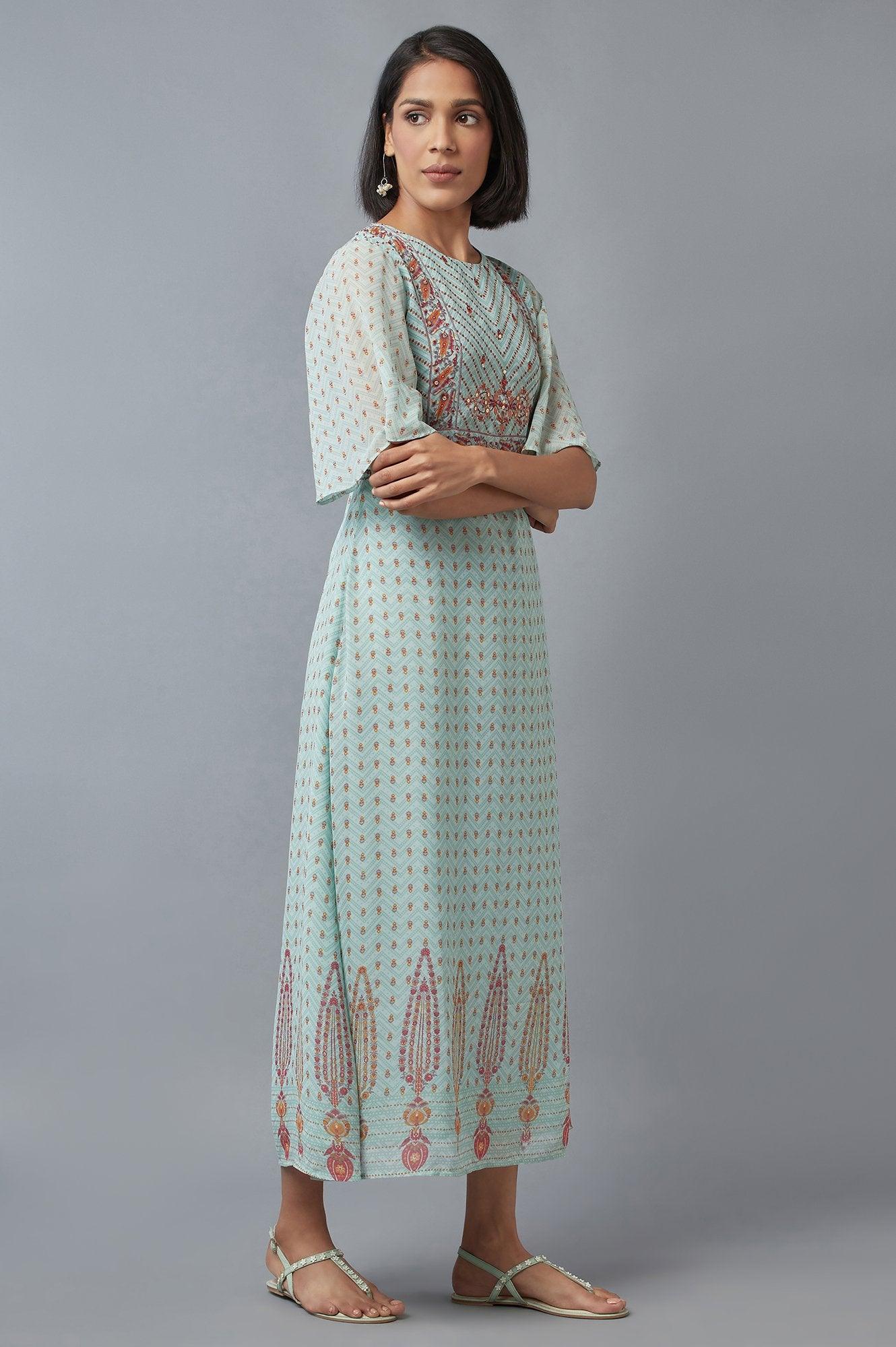 Harbour Green Asymmetric Dress - Image 5