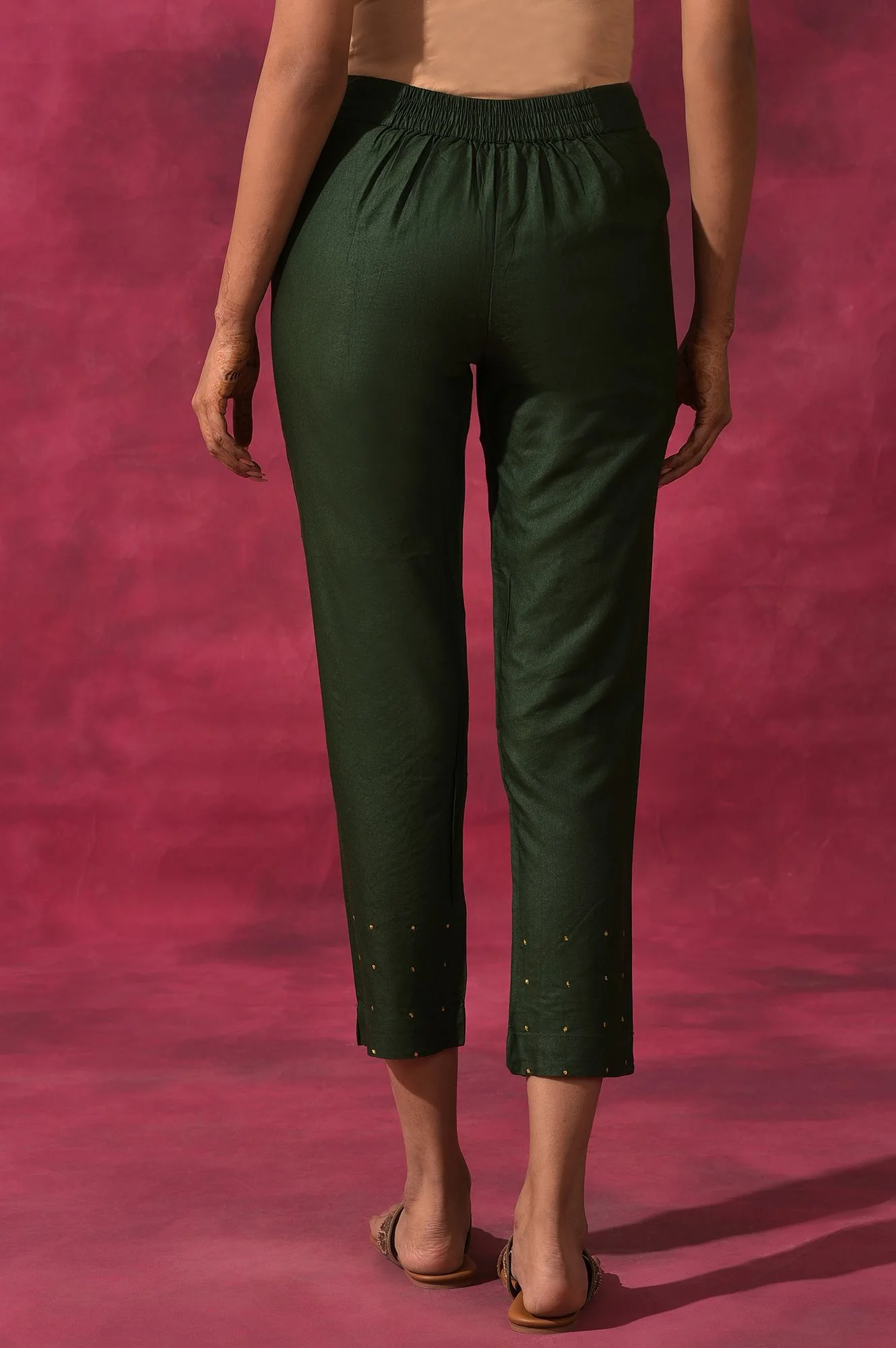 Jungle Green Slim Pants - Image 2