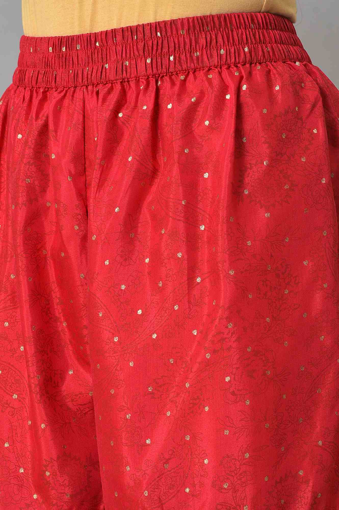 Light Purple Jacquard kurta, Sharara & Dupatta Set - Image 7