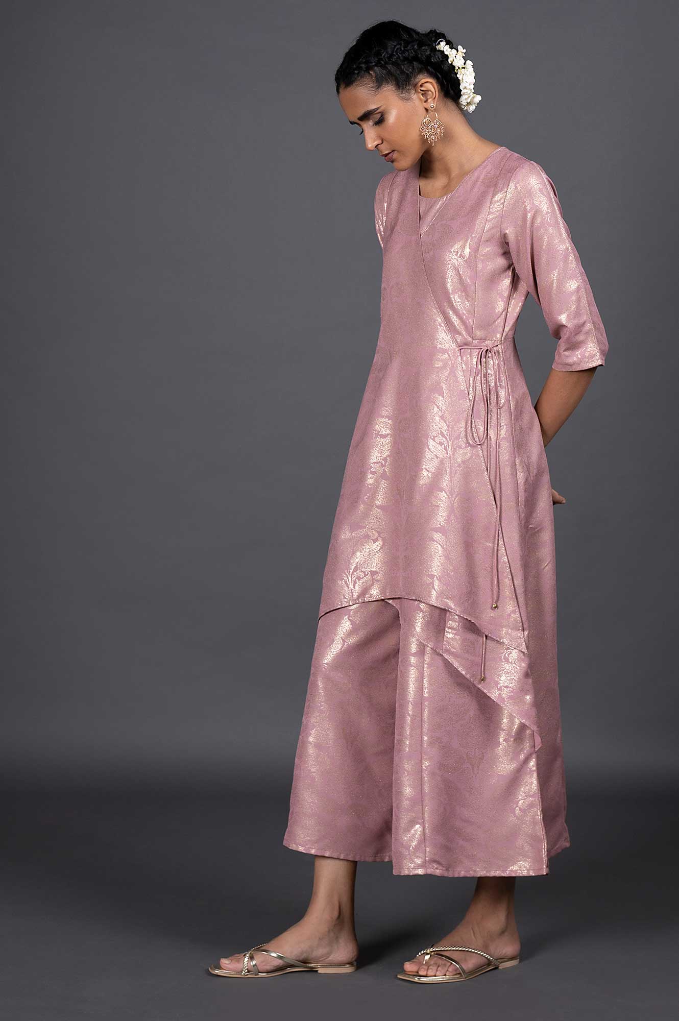 Light Purple Layered Jumpsuit - Image 3