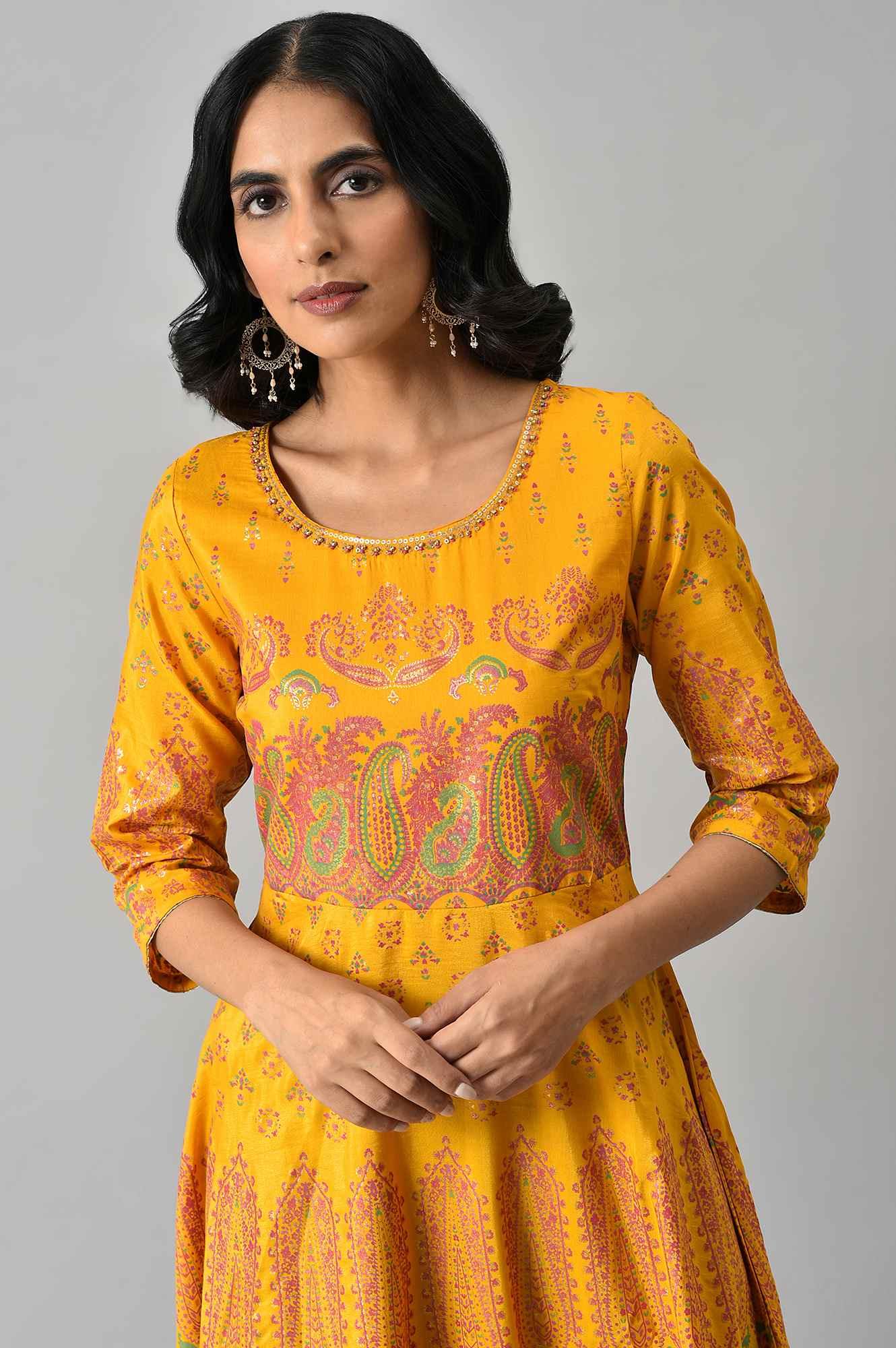 Murtard Indie Dress With Embellished Neckline - Image 5