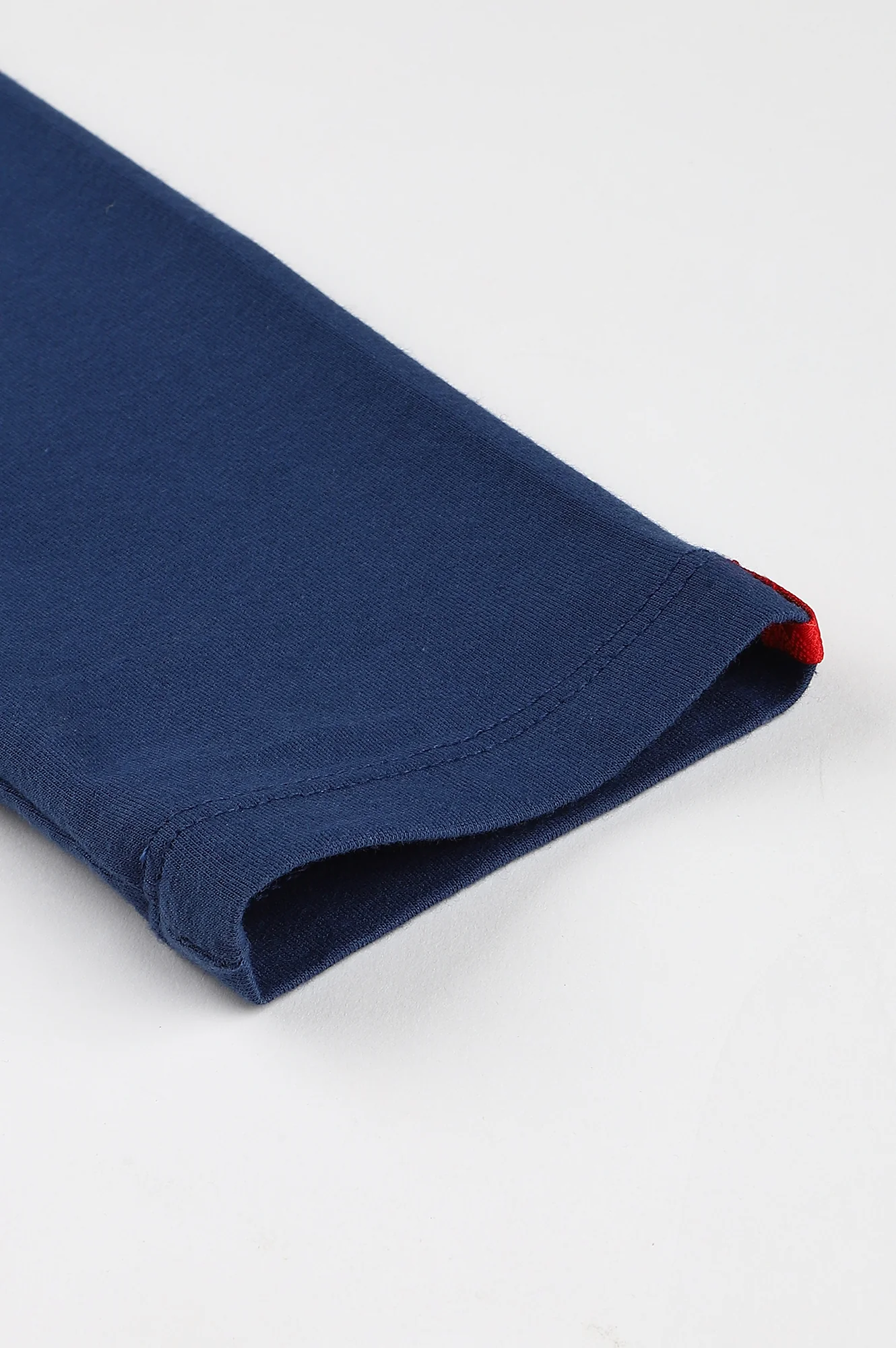 Navy Knitted Cotton Lycra Tights - Image 7