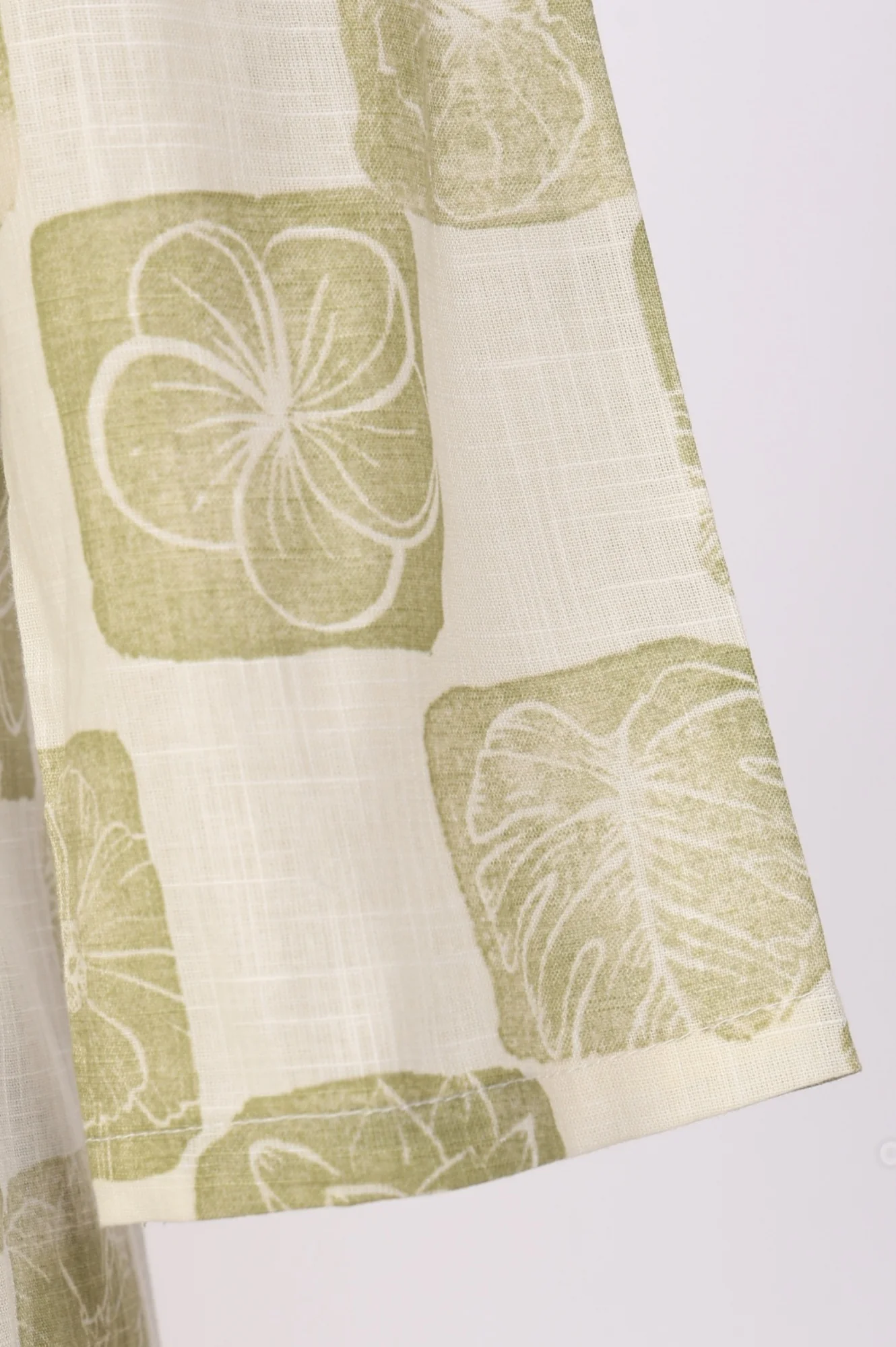 Off-White Checkered Pure Cotton Straight Kurta - Image 7