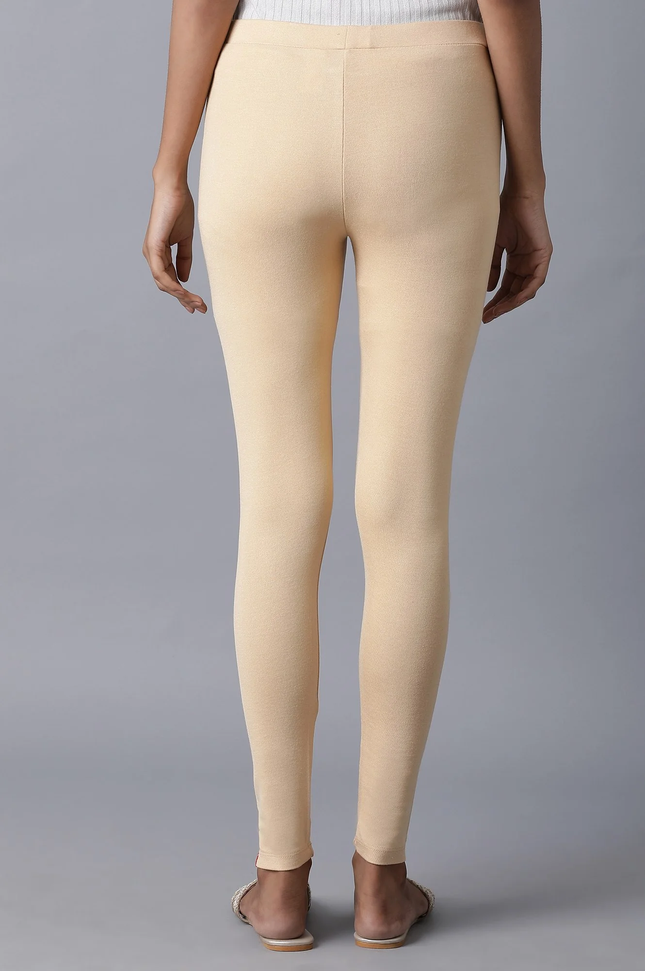Peach Ankle Length Tights - Image 2