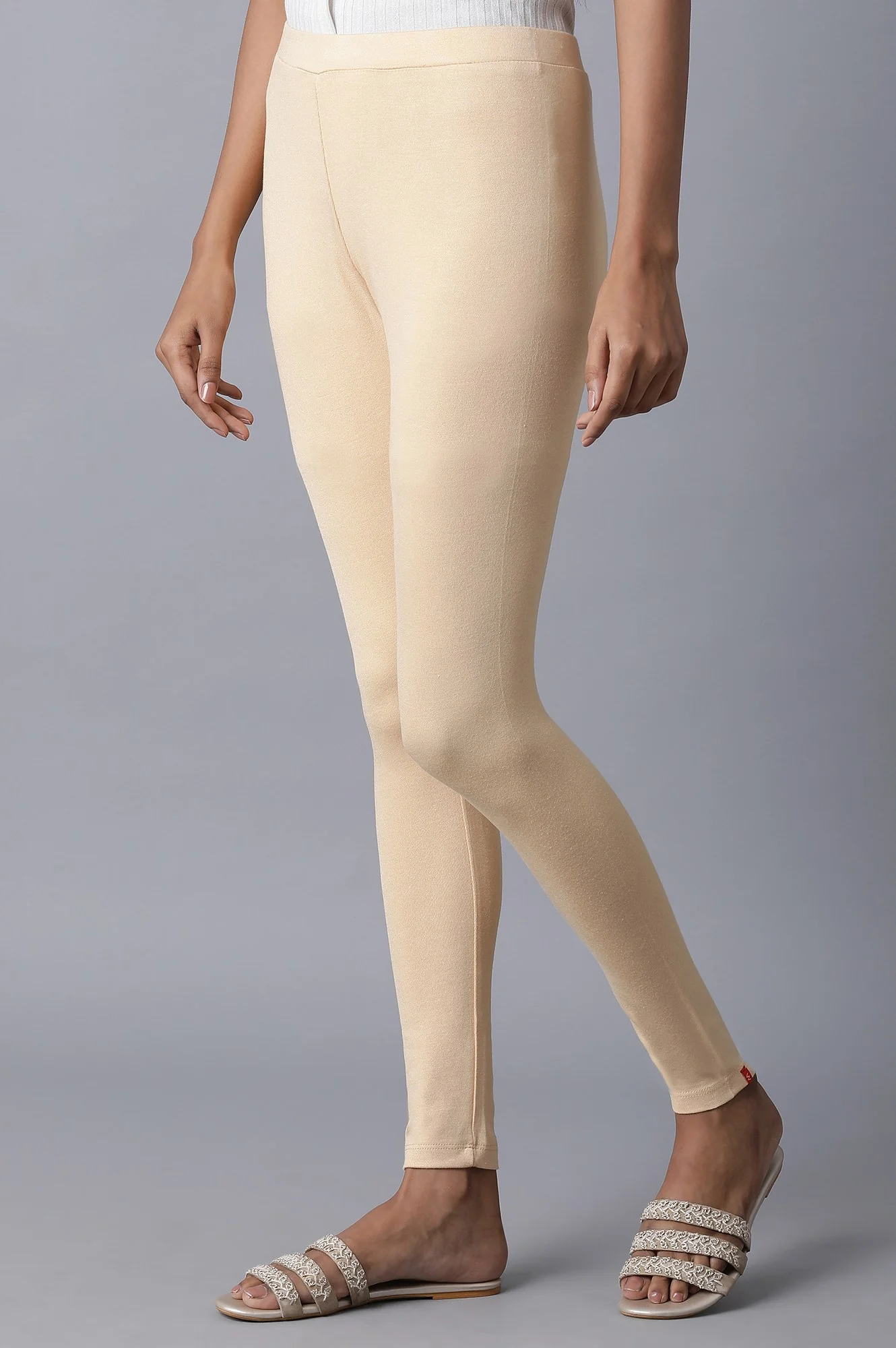 Peach Ankle Length Tights - Image 3