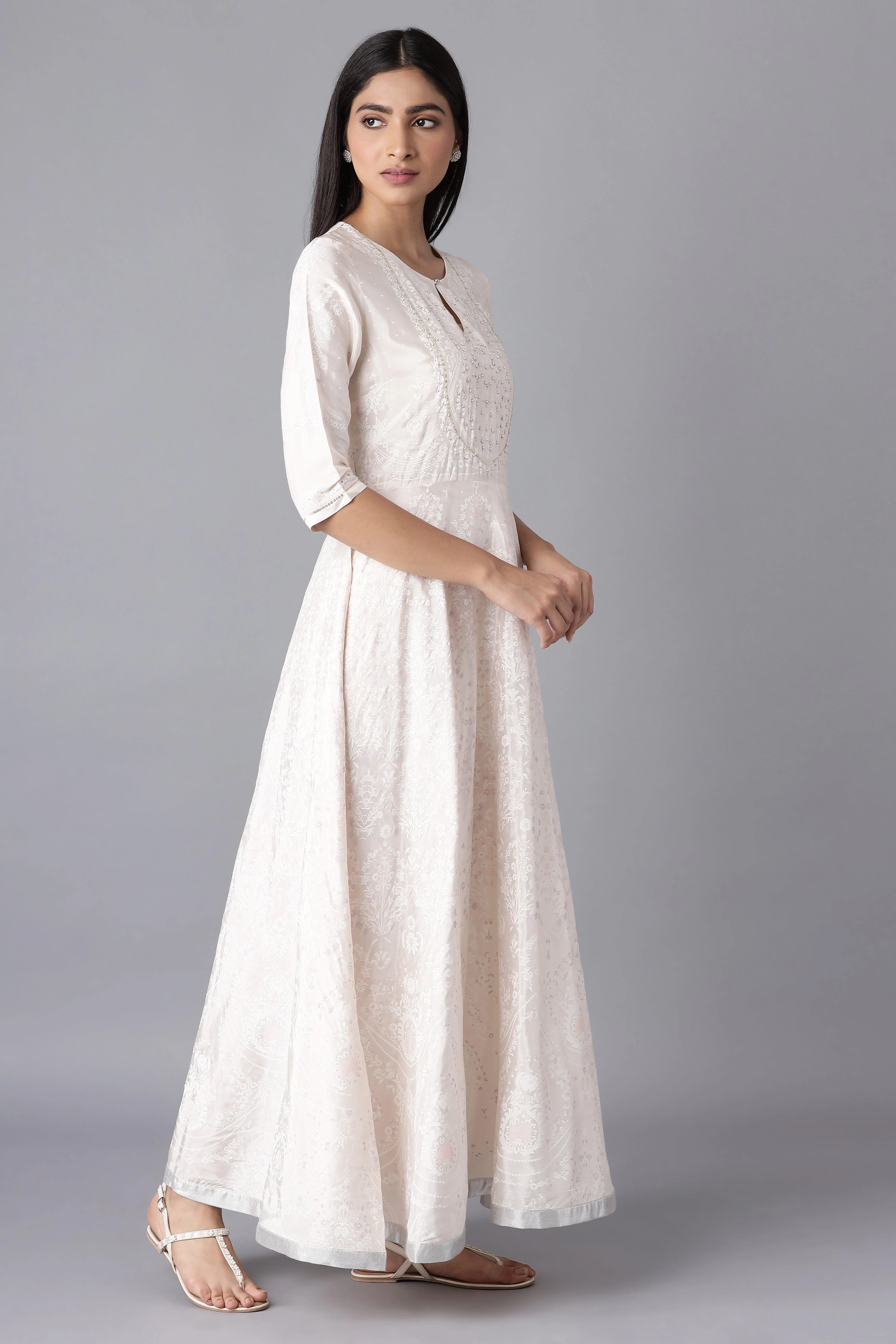 Pearl Pink Festive Dress - Image 4
