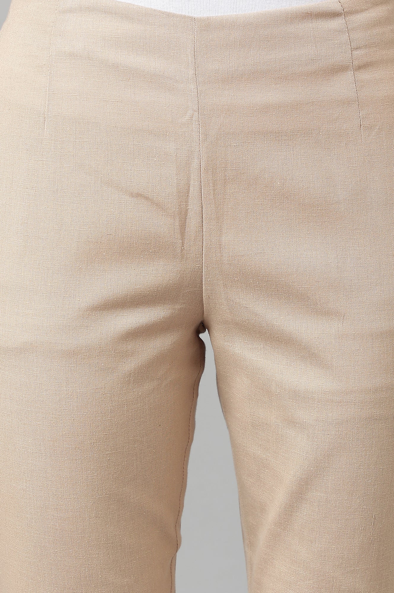 Beige Slim Pants - Image 8
