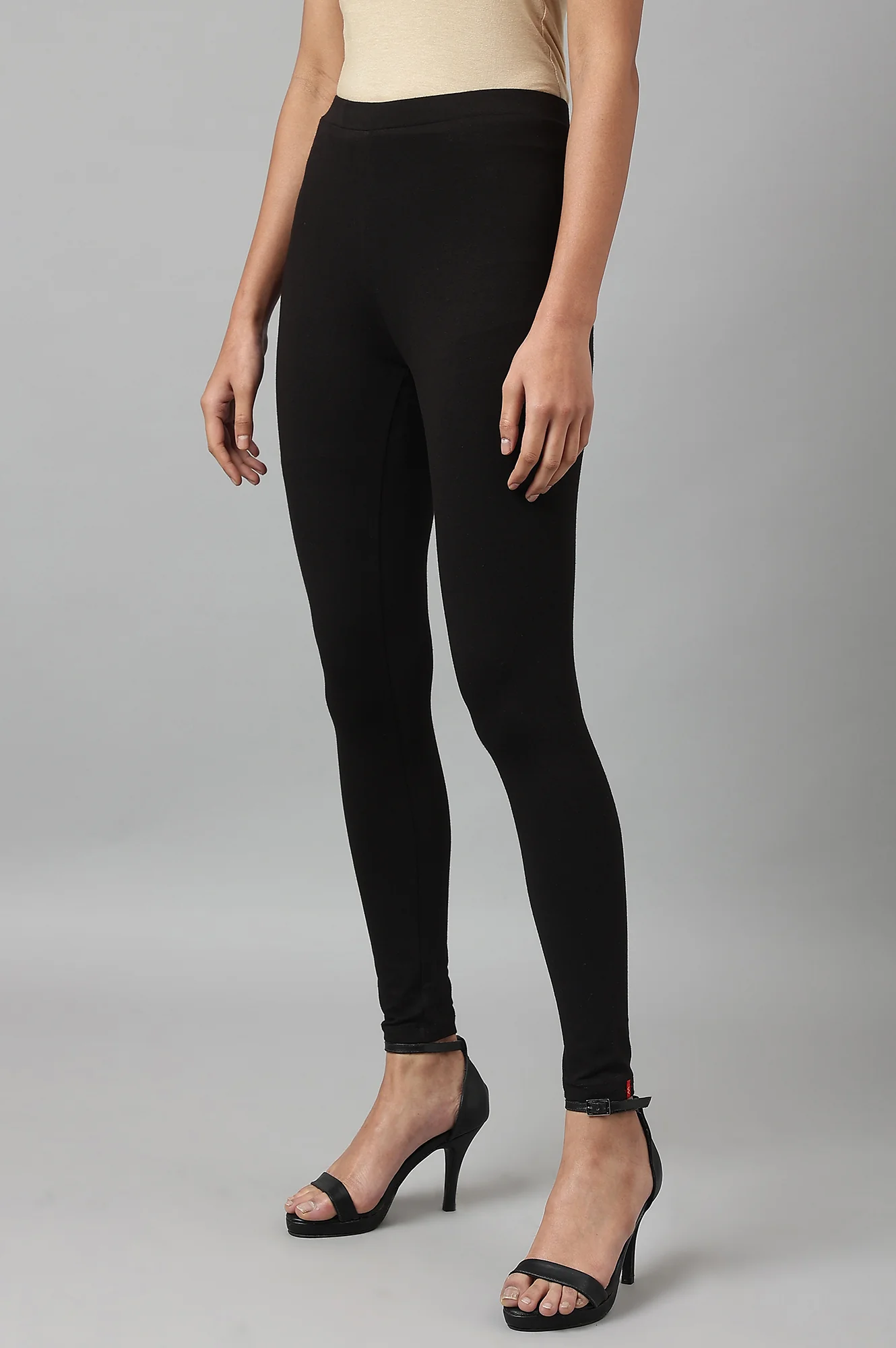 Black Basic Tights - Image 2