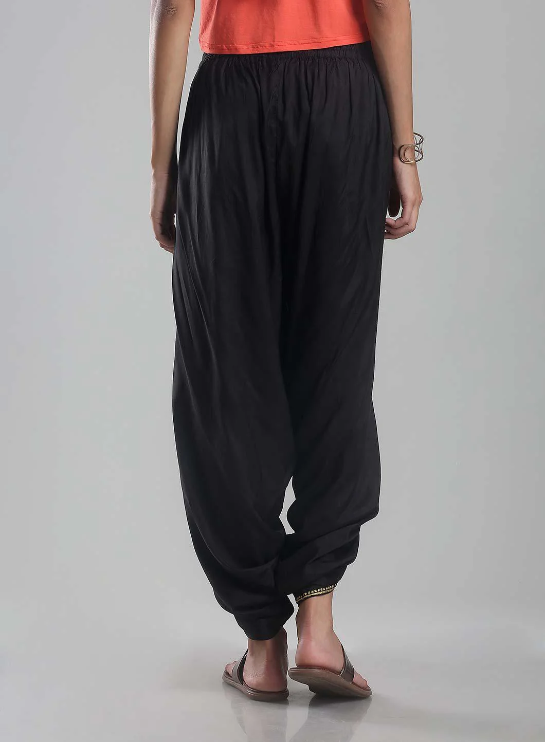 Black Dhoti Pants - Image 3