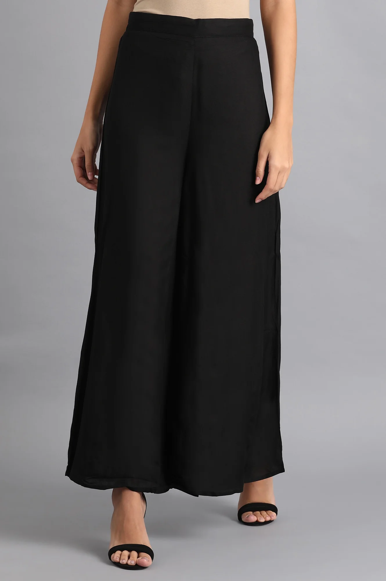 Black Flared Pants