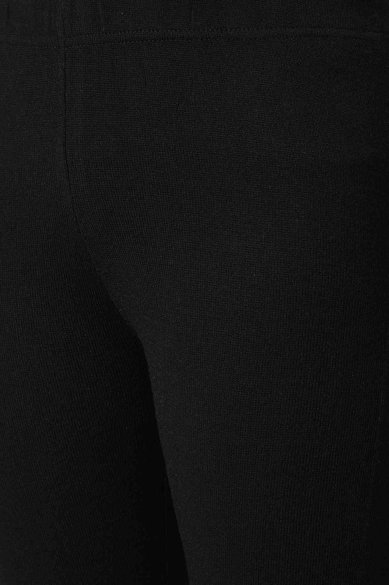 Black Solid Skinny Tights With Elasticated Waistband - Image 7