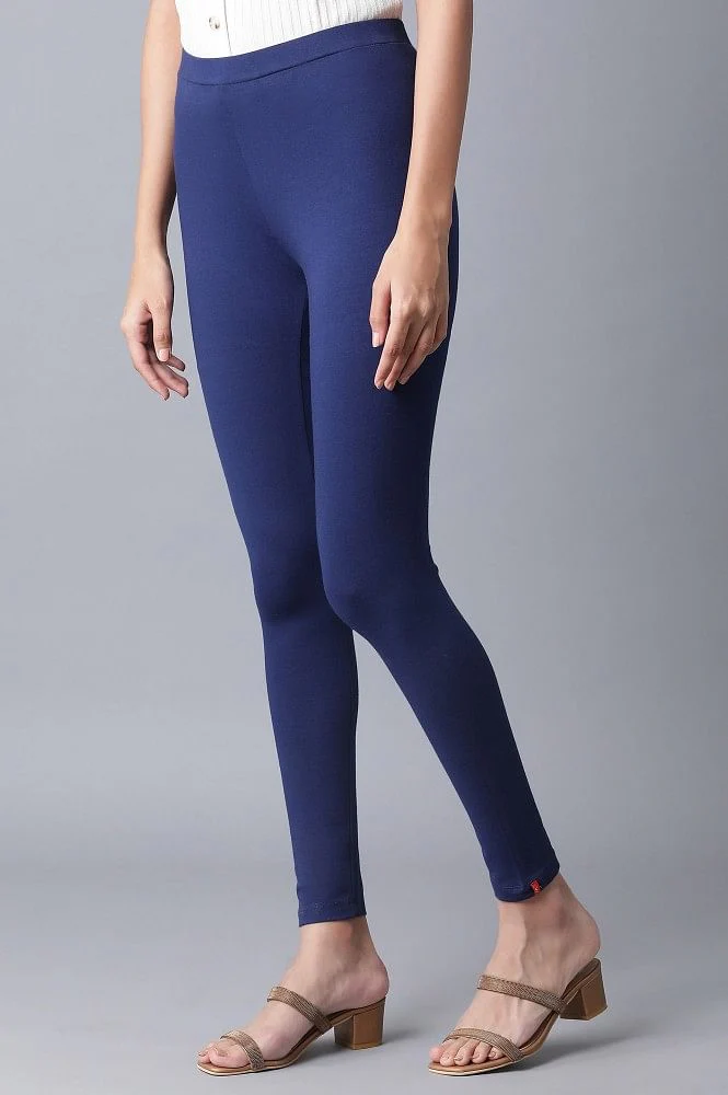 Blue Ankle Length Tights - Image 3