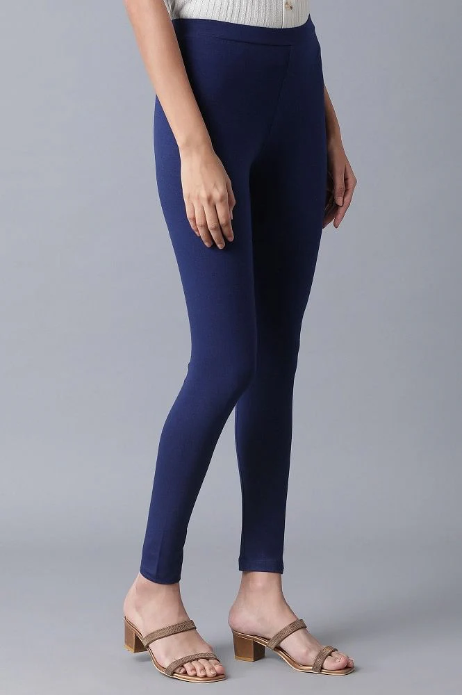 Blue Ankle Length Tights - Image 4