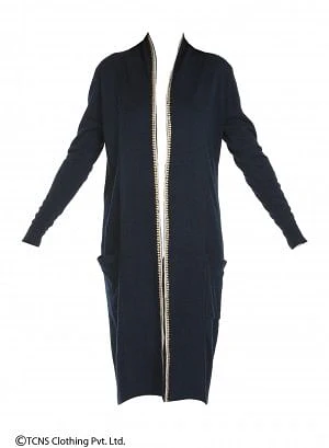 Blue Long Cardigan - Image 4