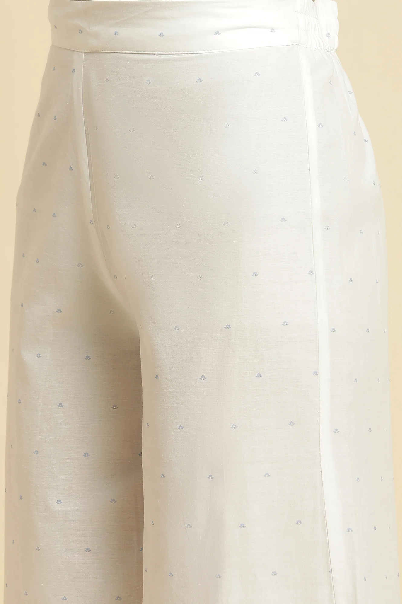 Blue Printed Kurta & Parallel Pants Set - Image 9