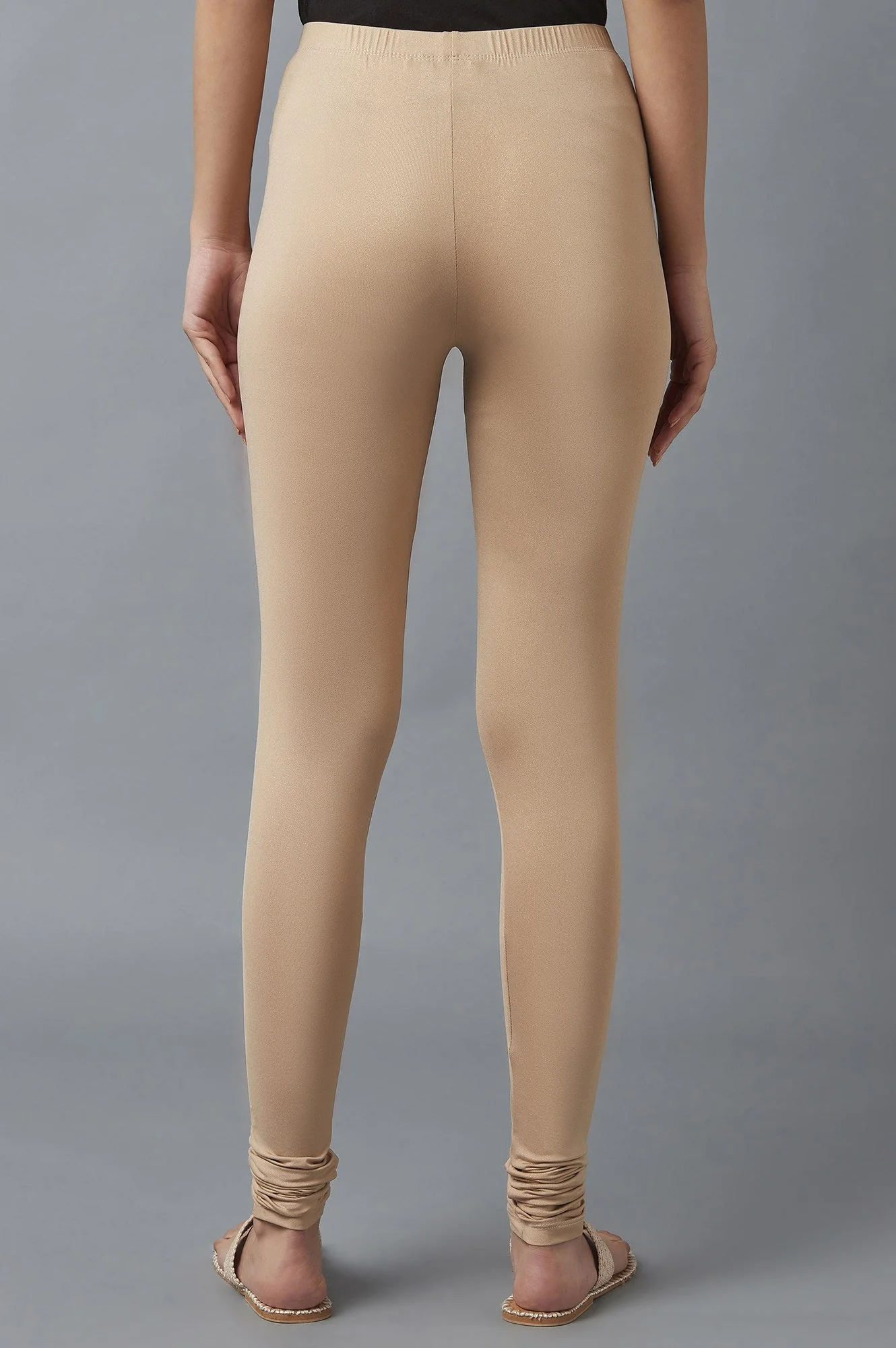 Gold Skin Fit Churidar - Image 2