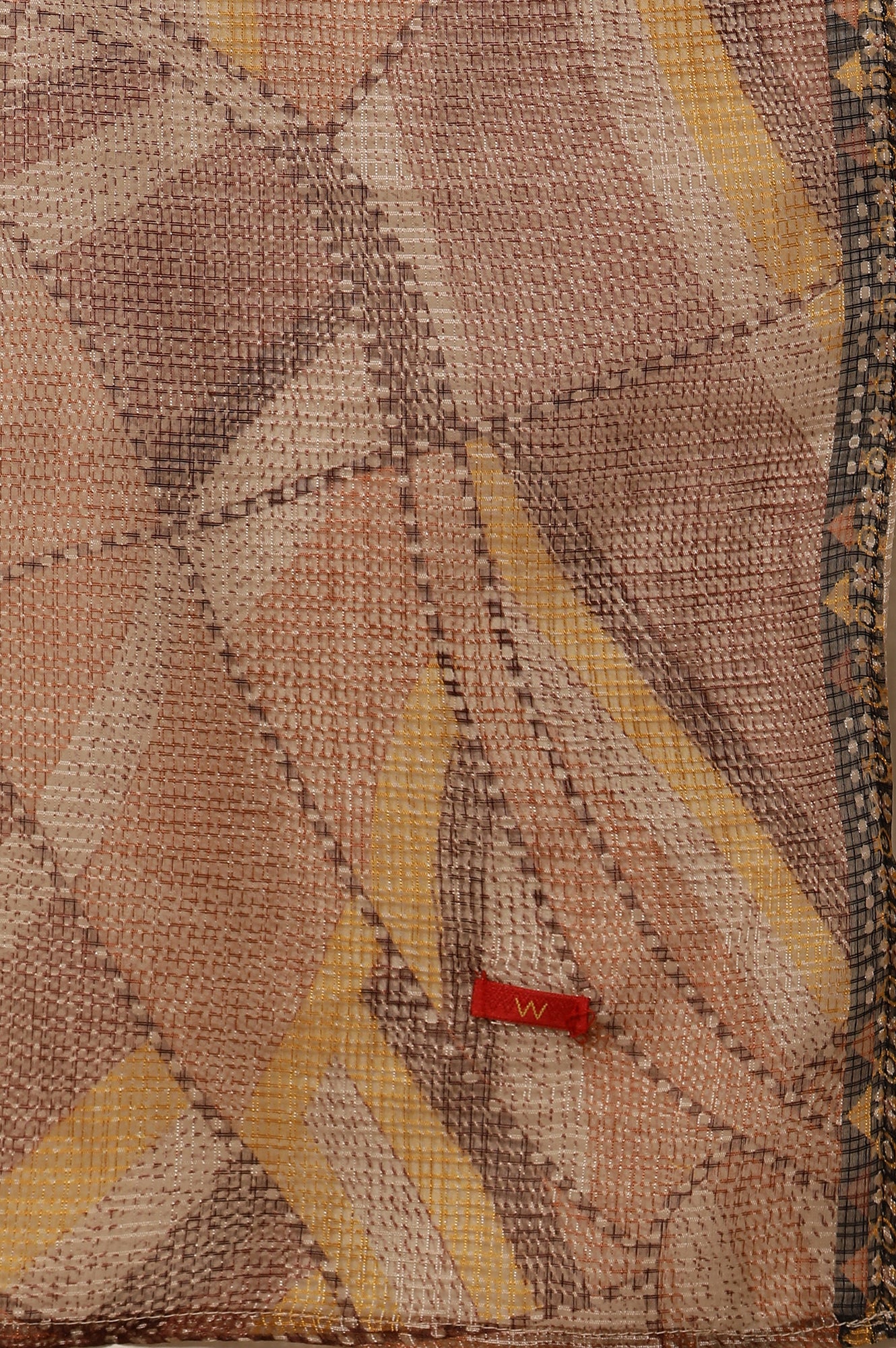 Brown Printed Kurta, Churidar And Dupatta Set - Image 10
